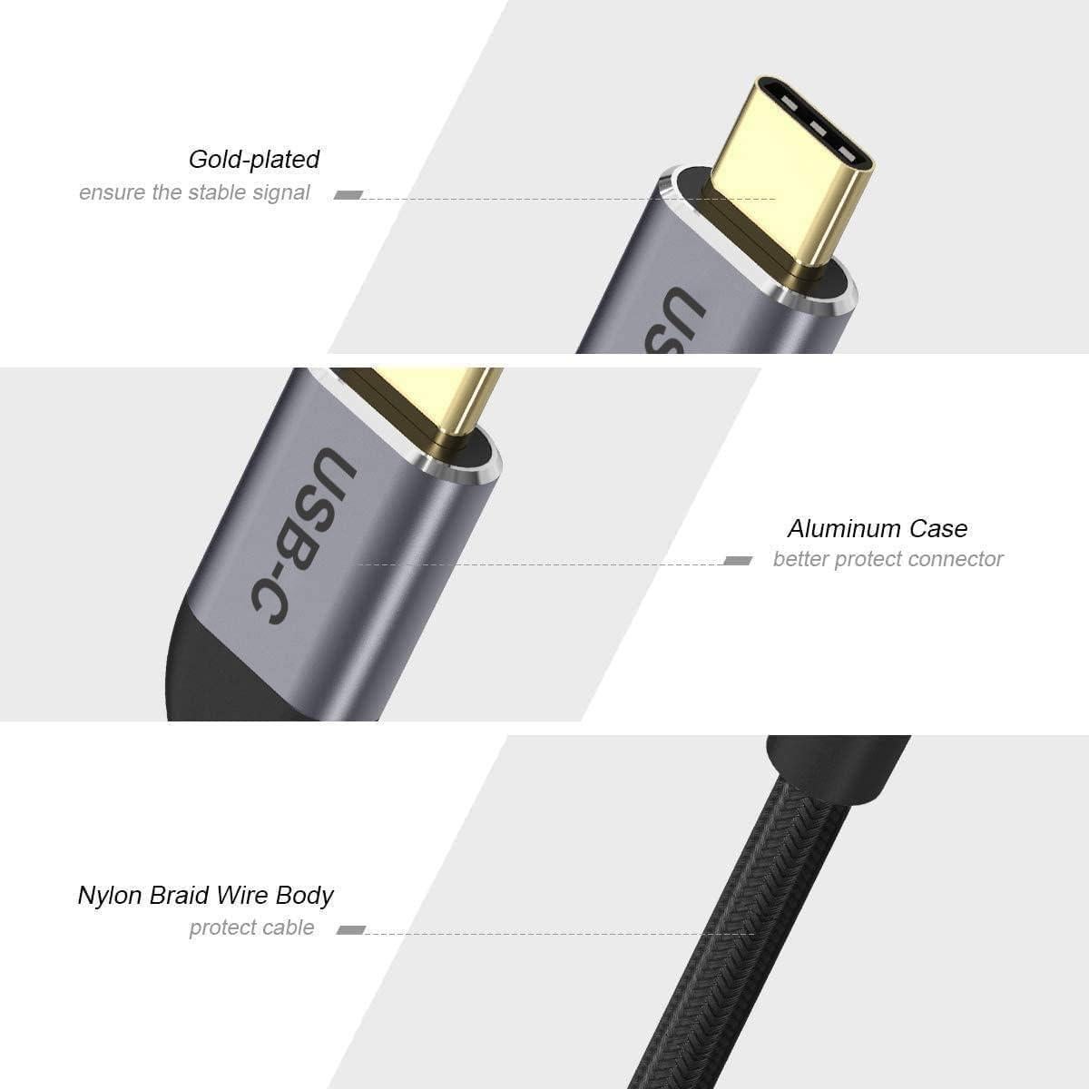 Adaptador QGeeM USB-C a HDMI 4K 30Hz para MacBook y iPhone
