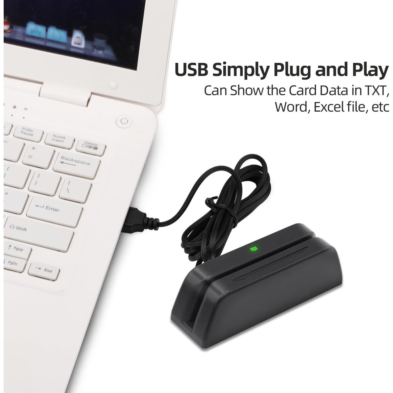 Lector de Tarjetas Magnéticas MSR123 para POS - 3 Pistas