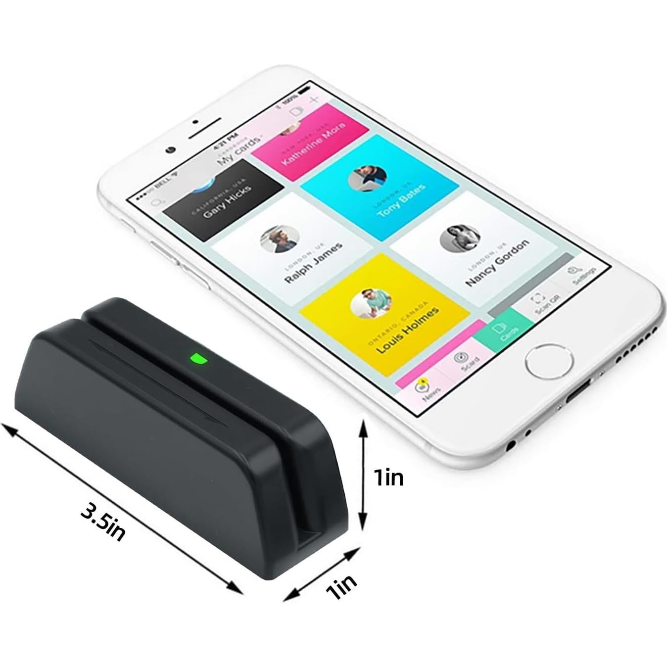 Lector de Tarjetas Magnéticas MSR123 para POS - 3 Pistas