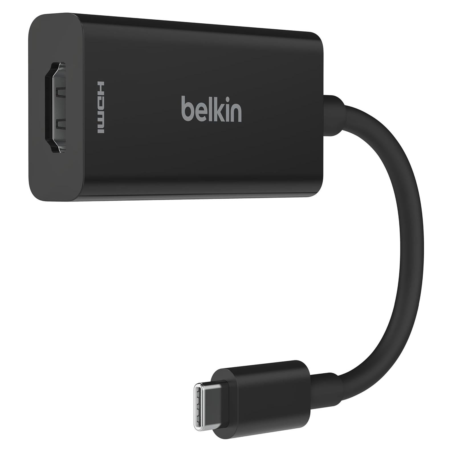 Adaptador USB-C a HDMI 2.1 Belkin 8K 60Hz 4K 144Hz Negro