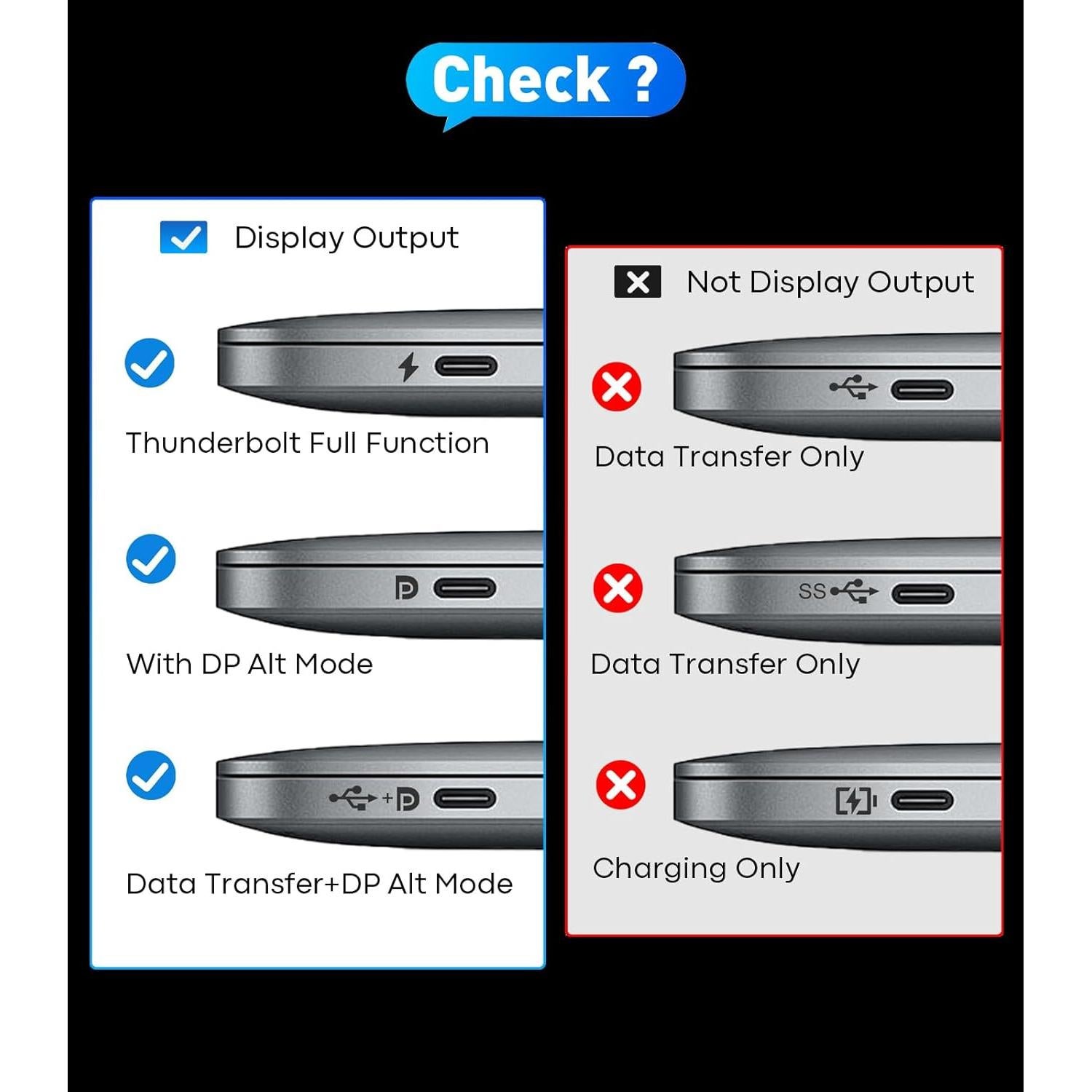 Adaptador USB C a HDMI UANTIN 4K 30Hz Compatible Thunderbolt