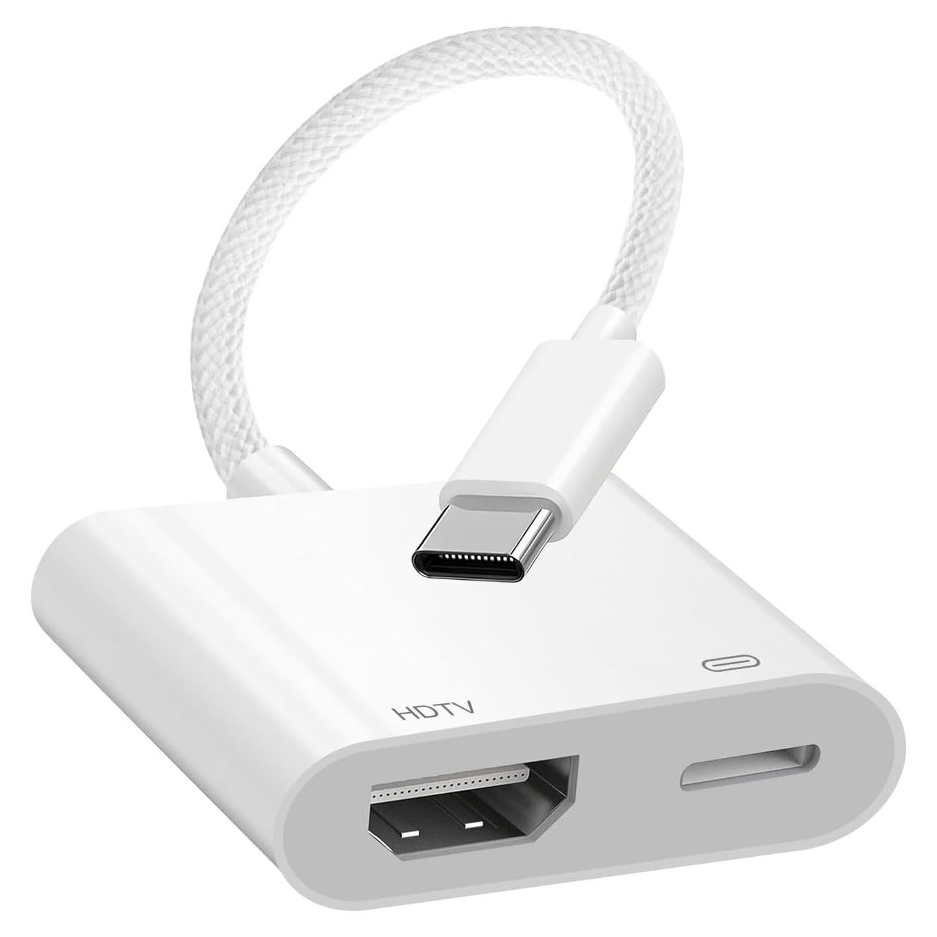 Adaptador USB C a HDMI Denlane 4K 60Hz con carga 100W