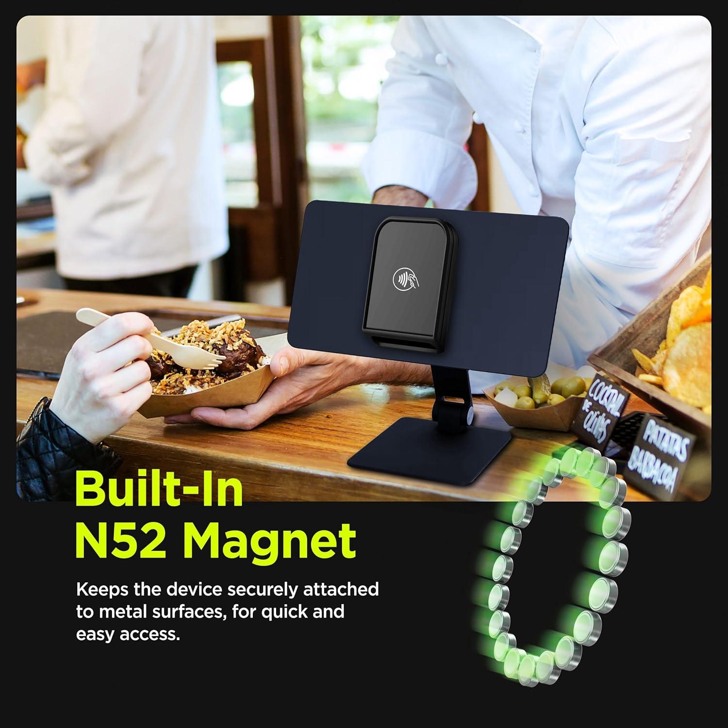 Funda Magnética Encased para Lector Shopify Tap & Chip Negro