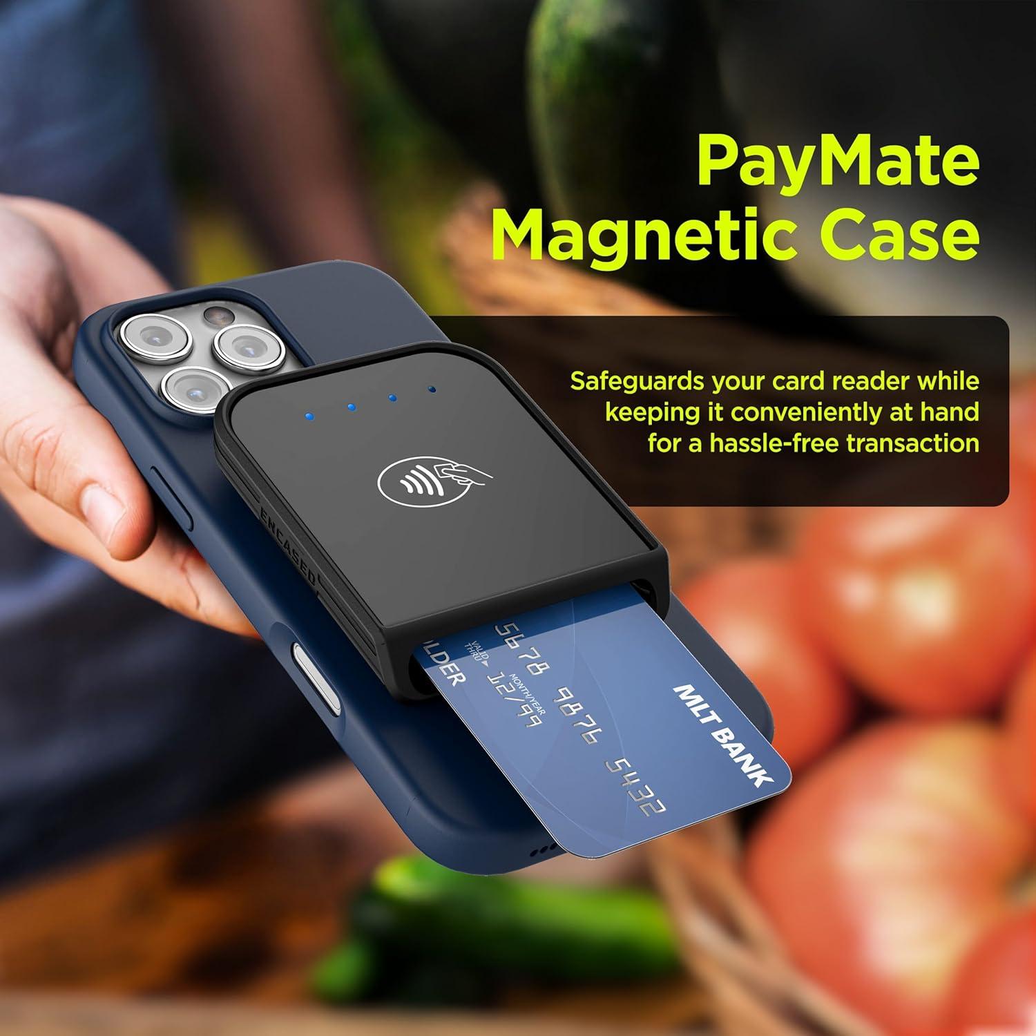 Funda Magnética Encased para Lector Shopify Tap & Chip Negro