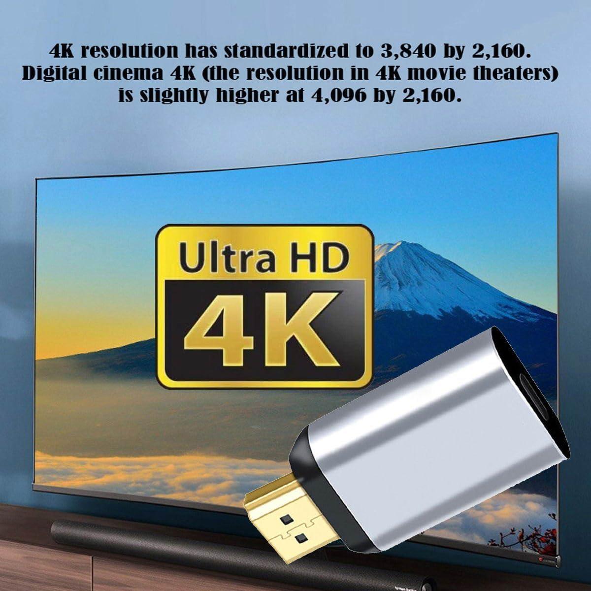 Adaptador USB-C Hembra a HDMI Macho 4K 60Hz YUCHUANGDE