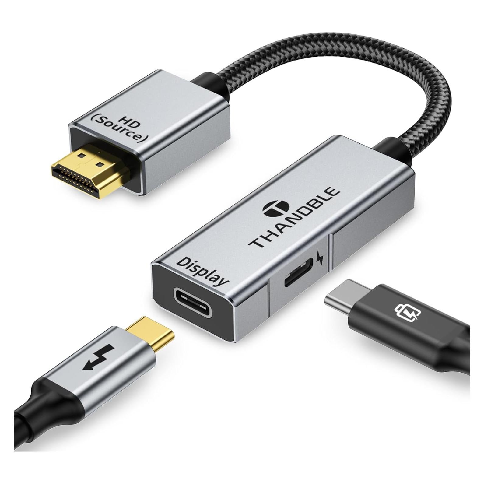 Adaptador HDMI a USB-C 4K 60Hz THANDBLE para Gafas AR