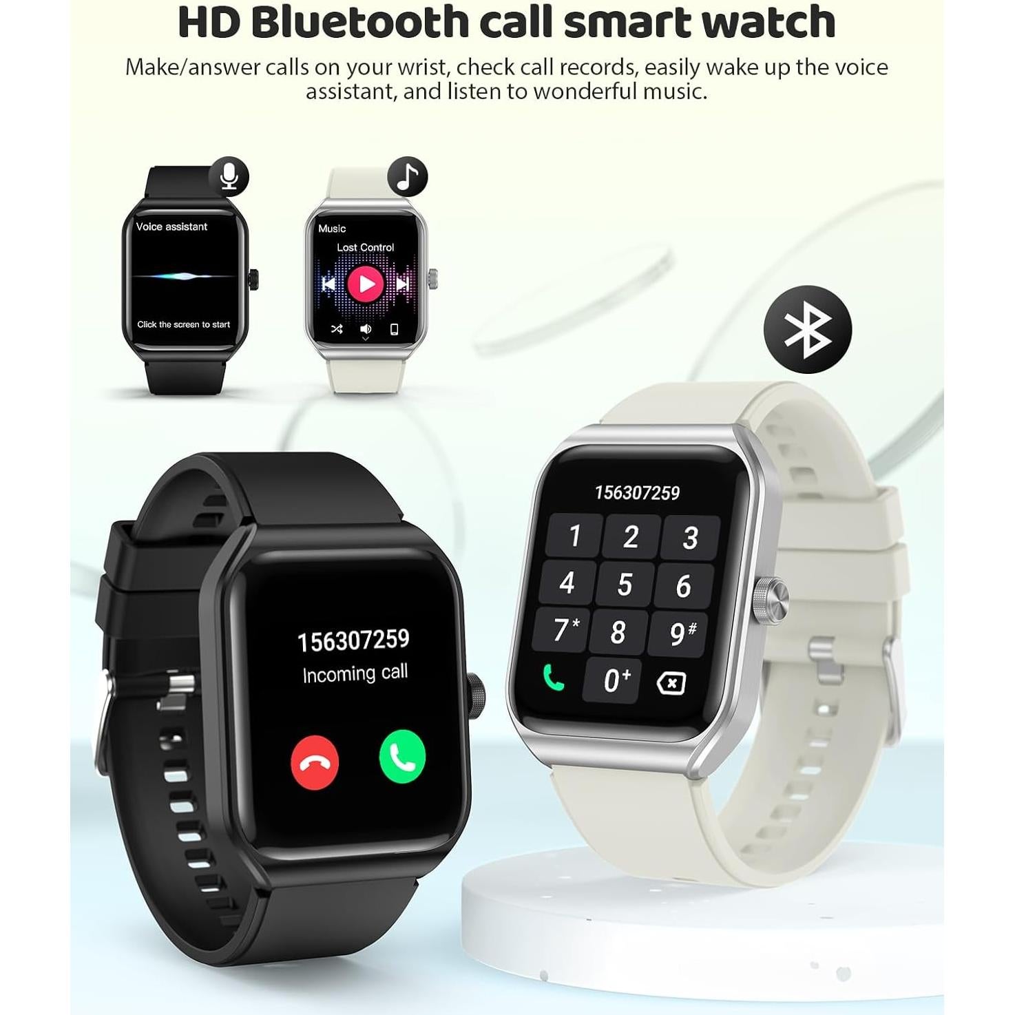 Reloj Inteligente SOUYIE 1.91" HD Monitoreo Salud Mujer