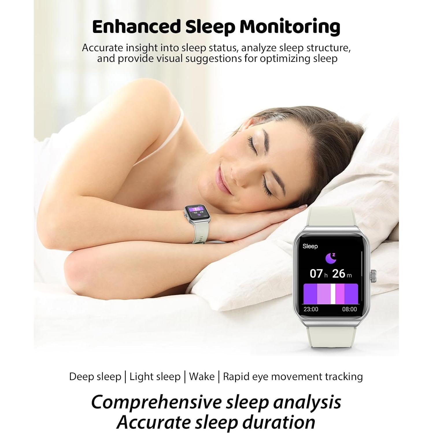 Reloj Inteligente SOUYIE 1.91" HD Monitoreo Salud Mujer