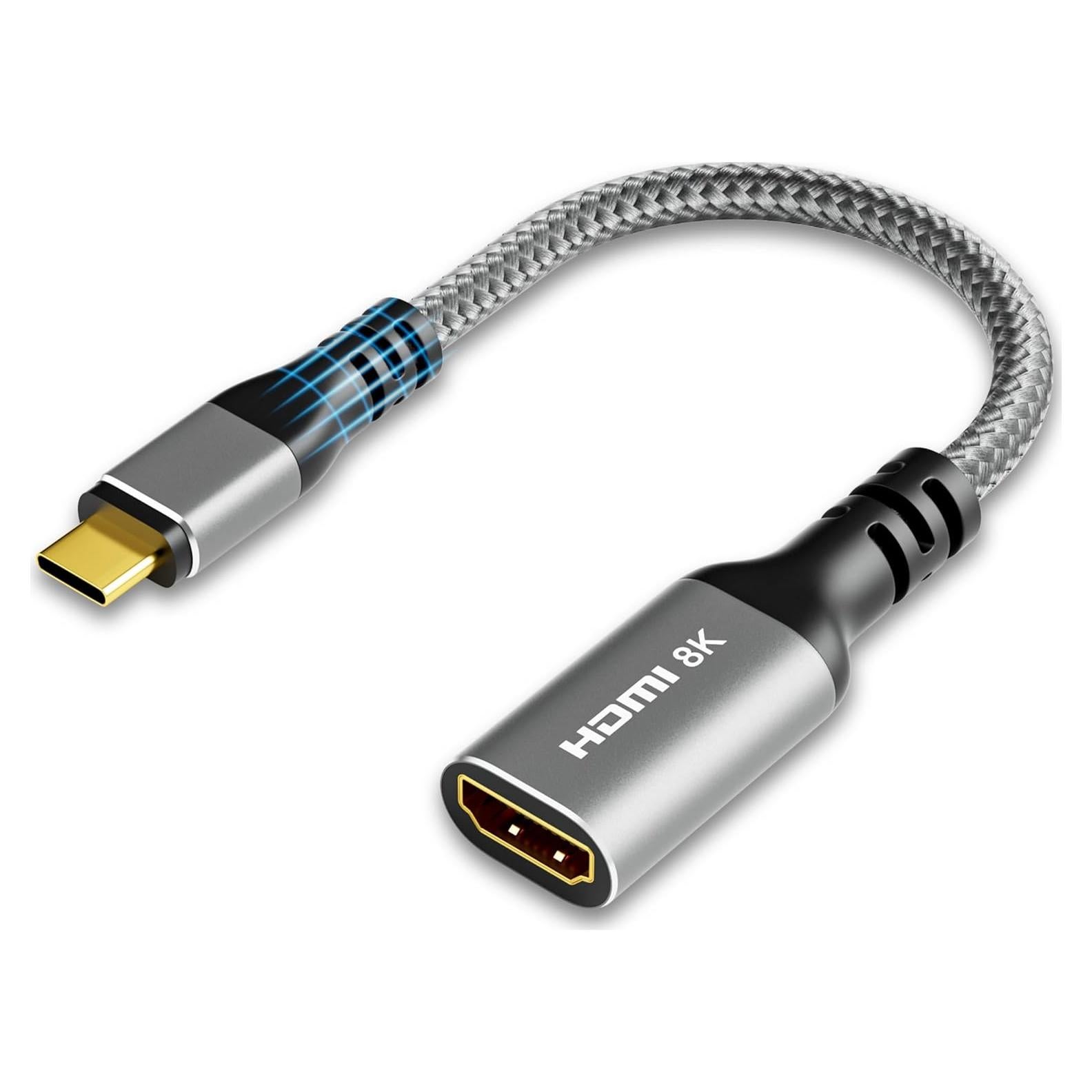 Adaptador USB C a HDMI 8K Togconn 0.18m Compatible iPhone 15