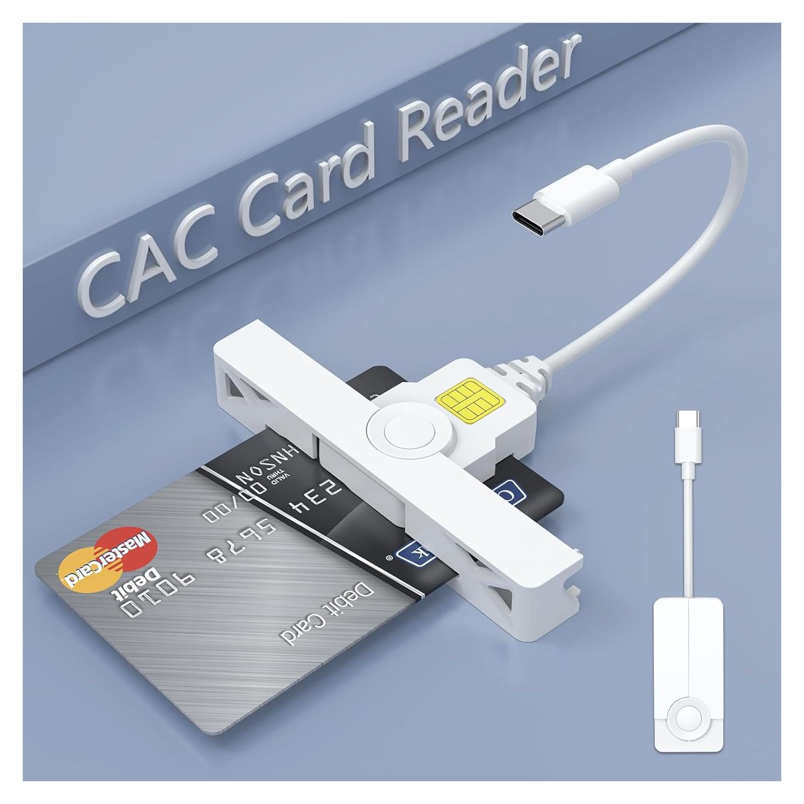 Lector de Tarjetas CAC USB C Rocketek Plegable 18g