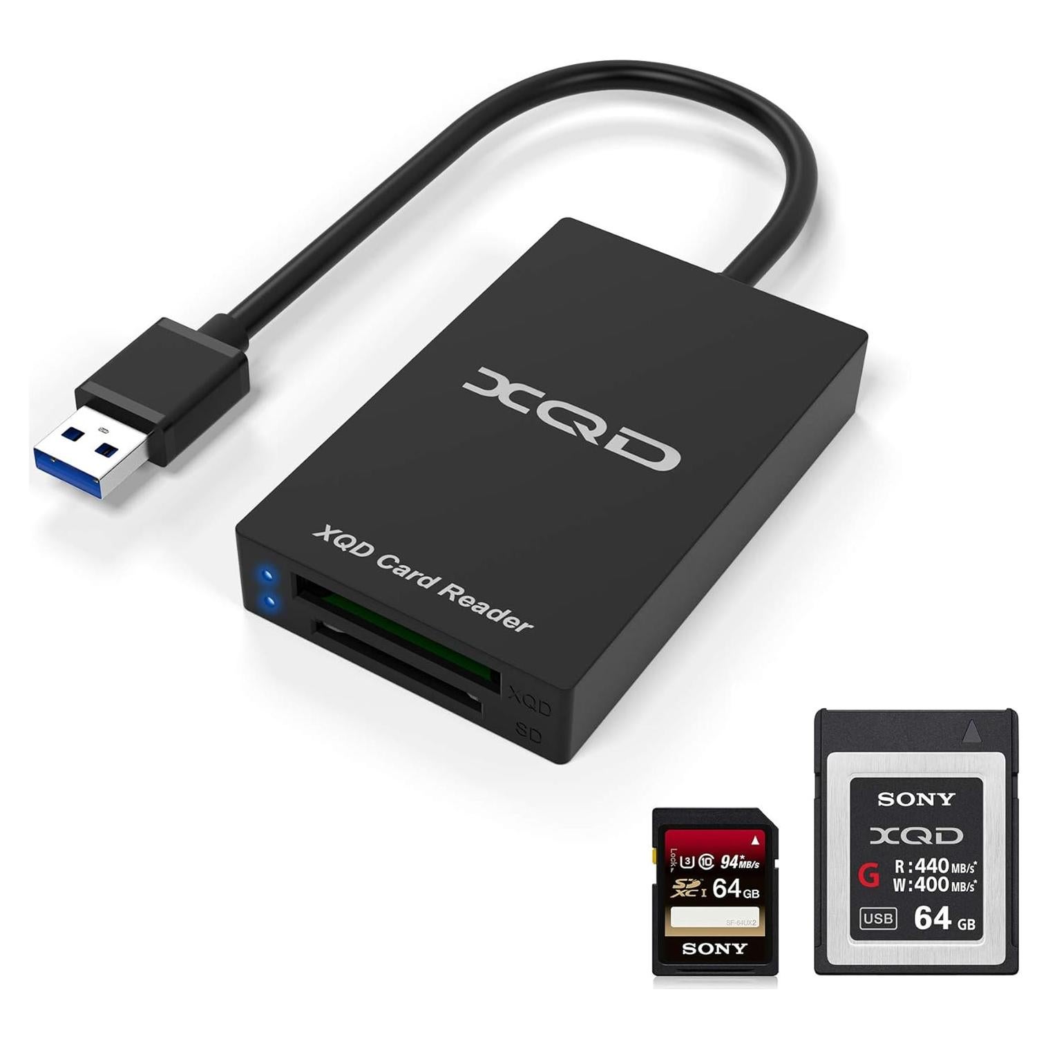 Lector de Tarjetas XQD/SD Bawanfa USB 3.0 5Gbps Profesional