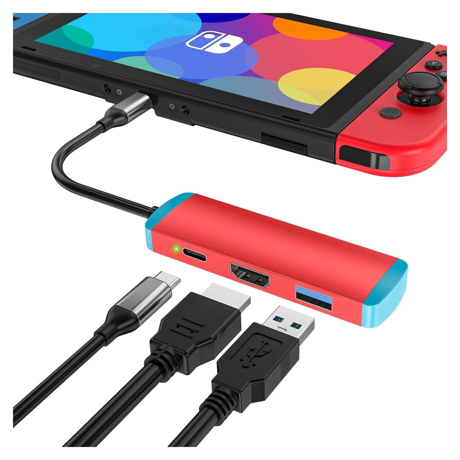 Adaptador USB C a HDMI 4K RuntoGOL para Switch y Steam Deck