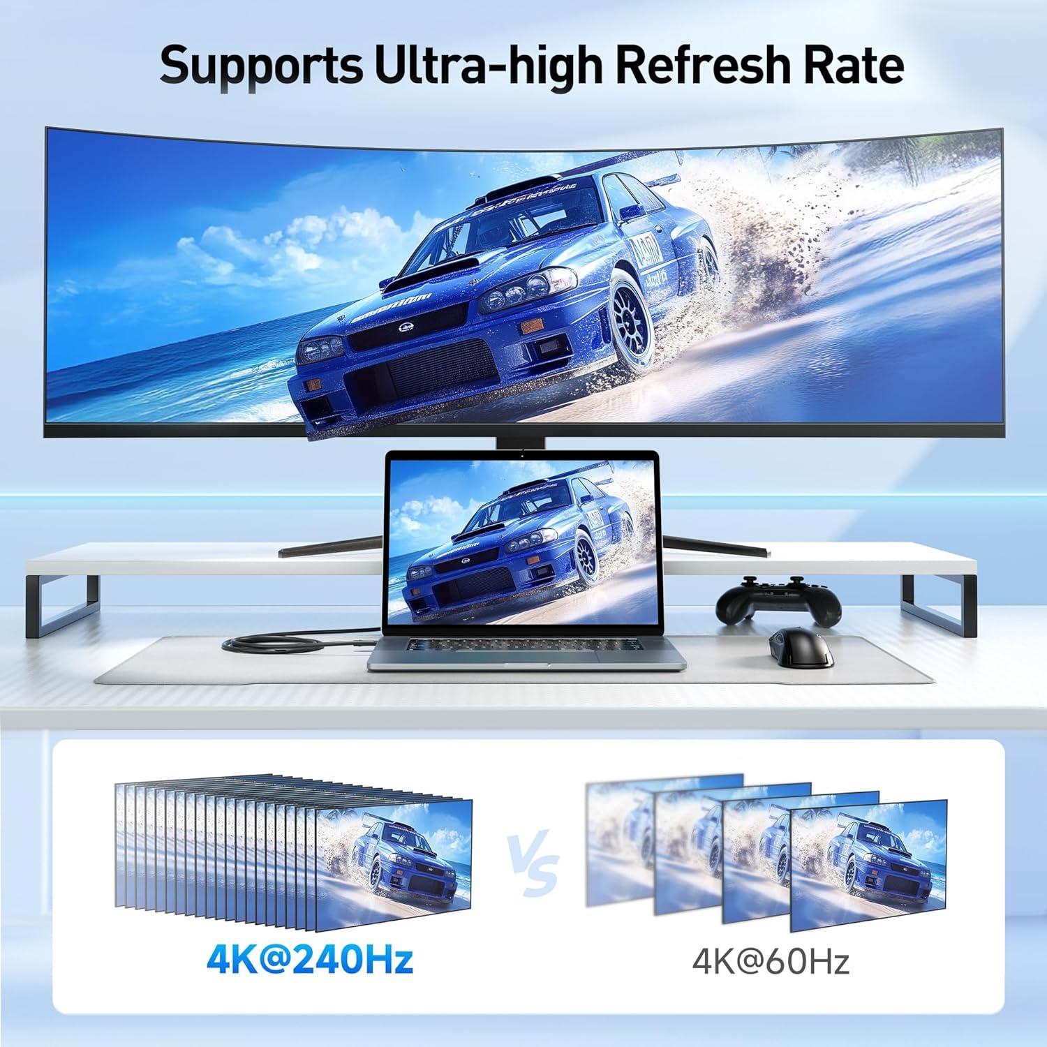 Cable USB-C a HDMI 2.1 Cable Matters 1.83m 8K 60Hz 4K 240Hz