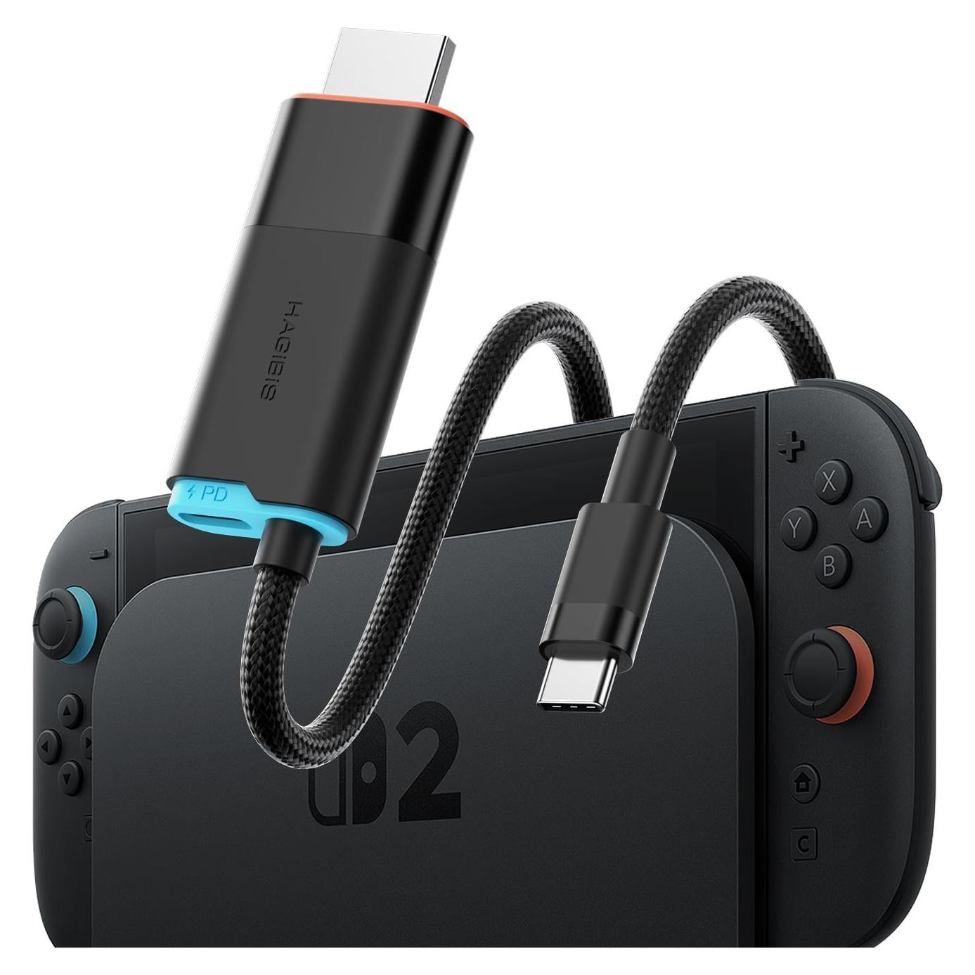 Dock Hagibis Switch2 USB C a HDMI 4K 60Hz para Nintendo Switch