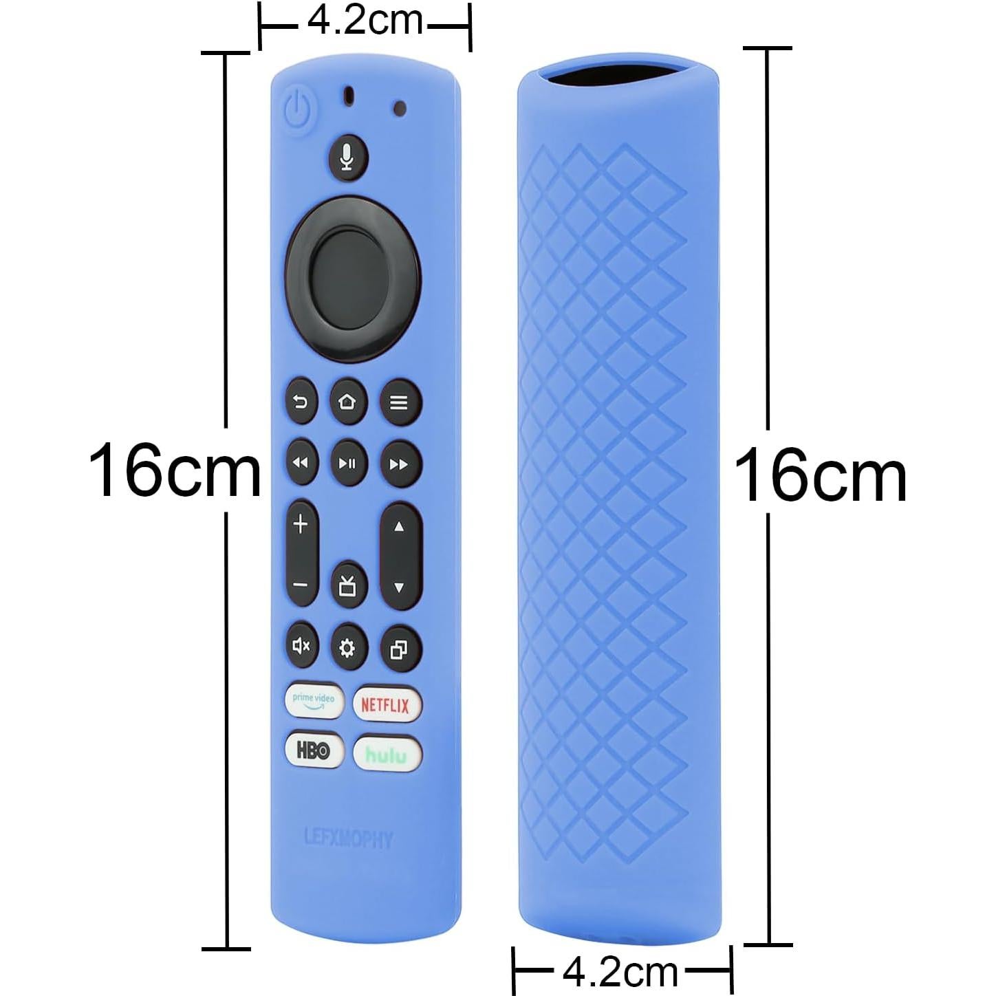Funda de Silicona Azul Brillante LEFXMOPHY para Control Remoto Toshiba/Insignia