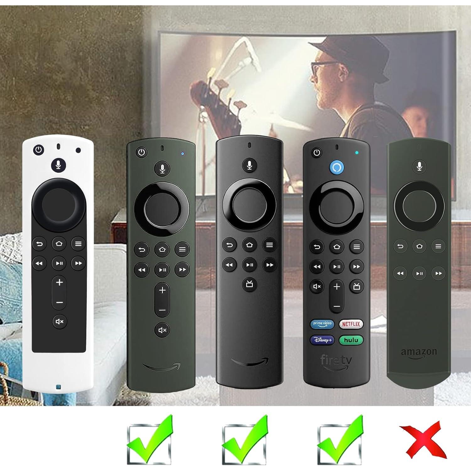 Funda de Silicona para Control Remoto Fire TV Stick 4K - Brilla en la Oscuridad