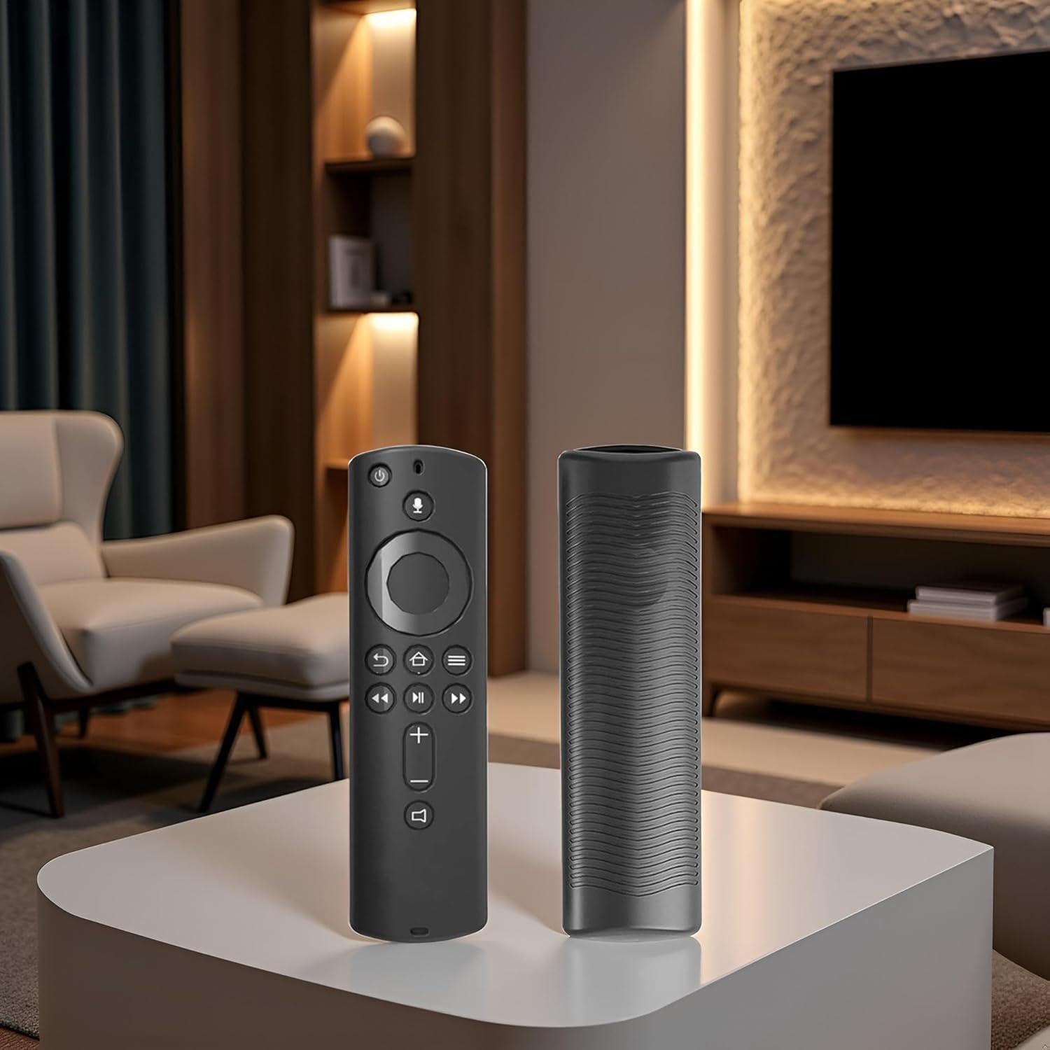 Funda de Silicona Antigolpes para Control Remoto Amazon Fire TV 4K