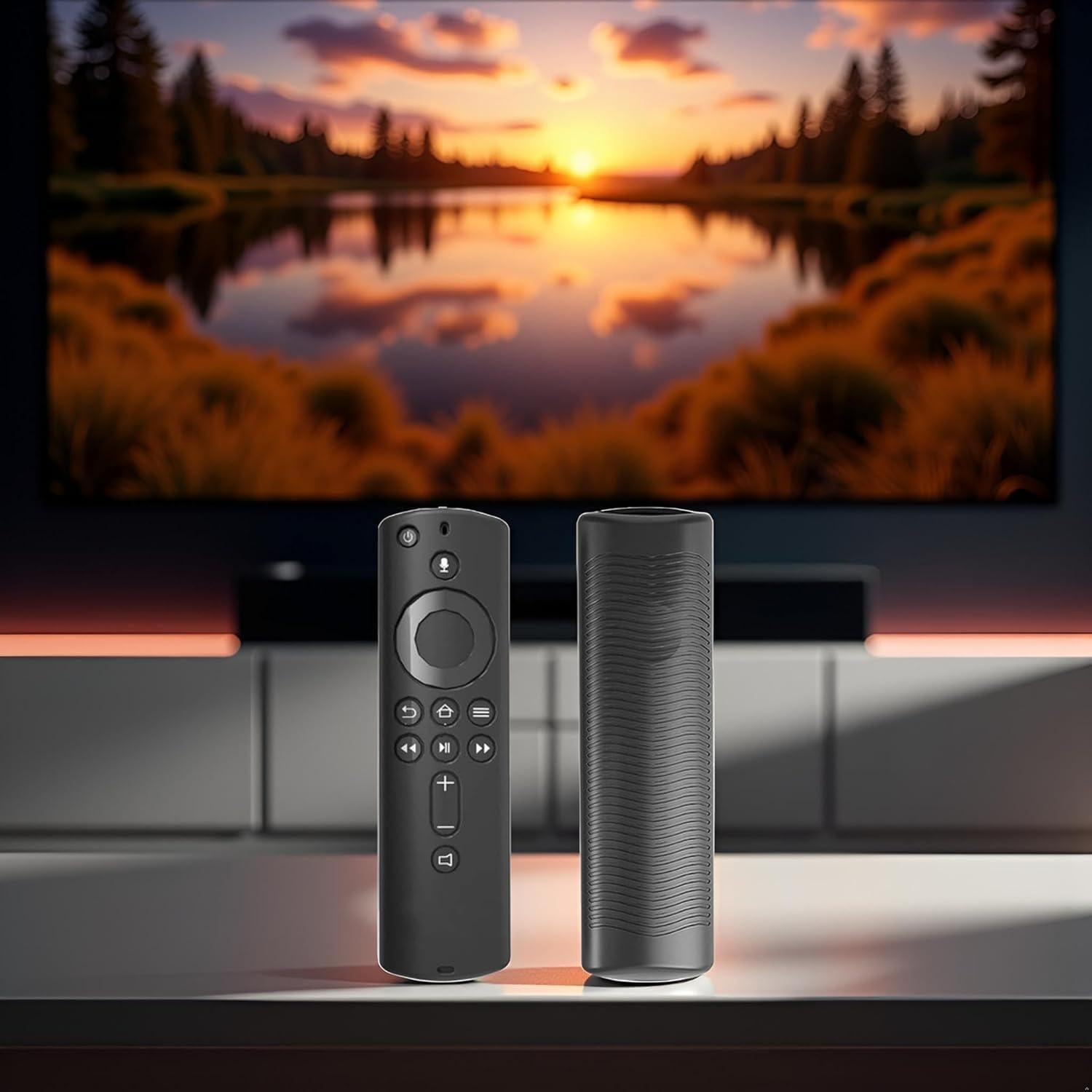 Funda de Silicona Antigolpes para Control Remoto Amazon Fire TV 4K