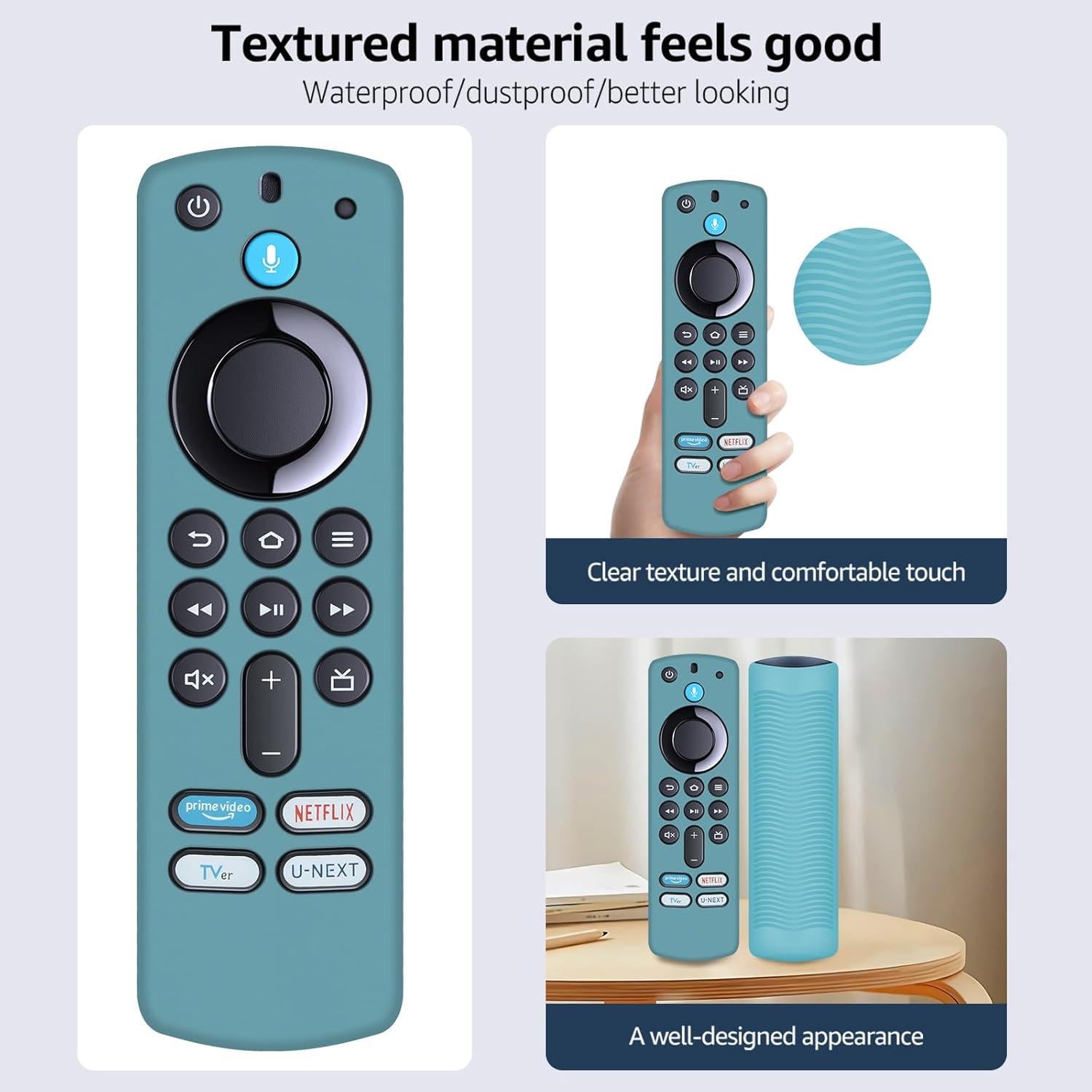 Funda de Control Remoto Firestick 3ra Gen Alexa 4K - 3 Piezas