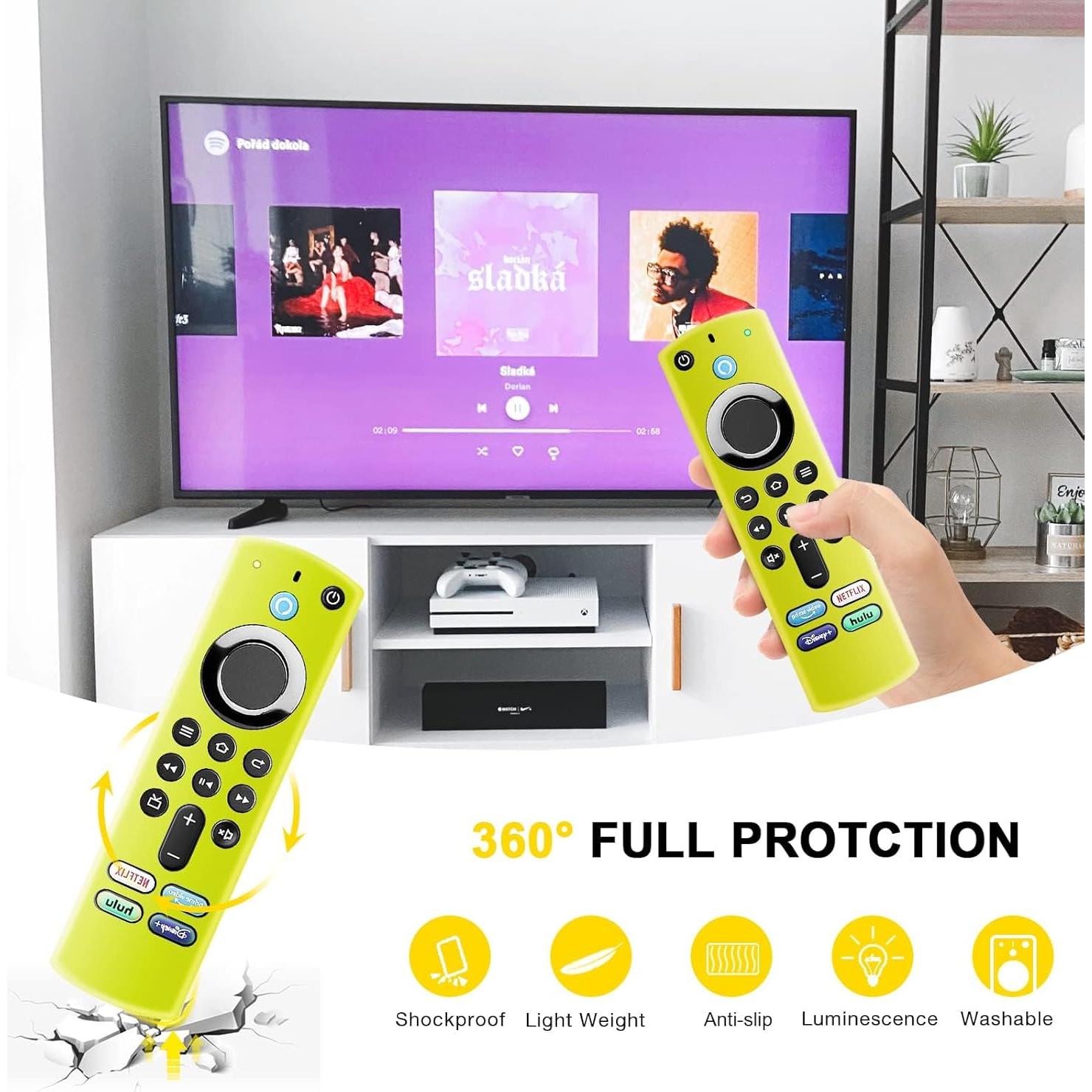 Funda de Control Remoto Climberer Fluorescente para FireStick