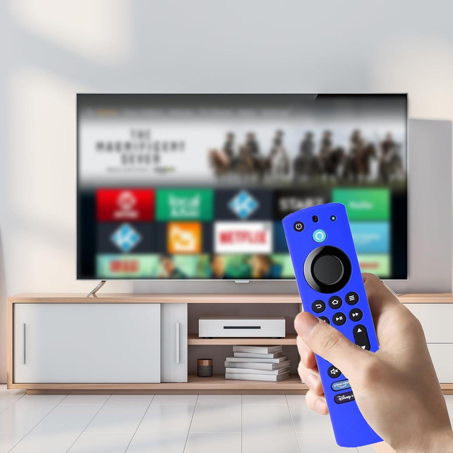 Funda de Silicona Antideslizante TOKERSE para Control Remoto Fire TV