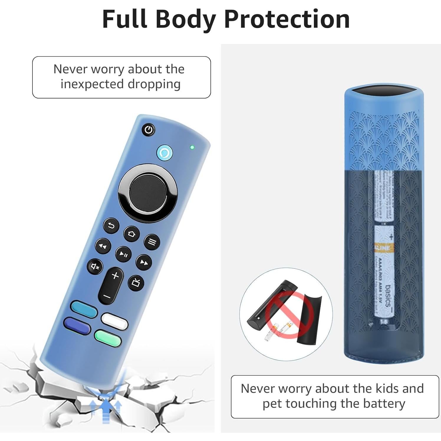 Funda de Silicona Antideslizante para Control Remoto SOTATOO