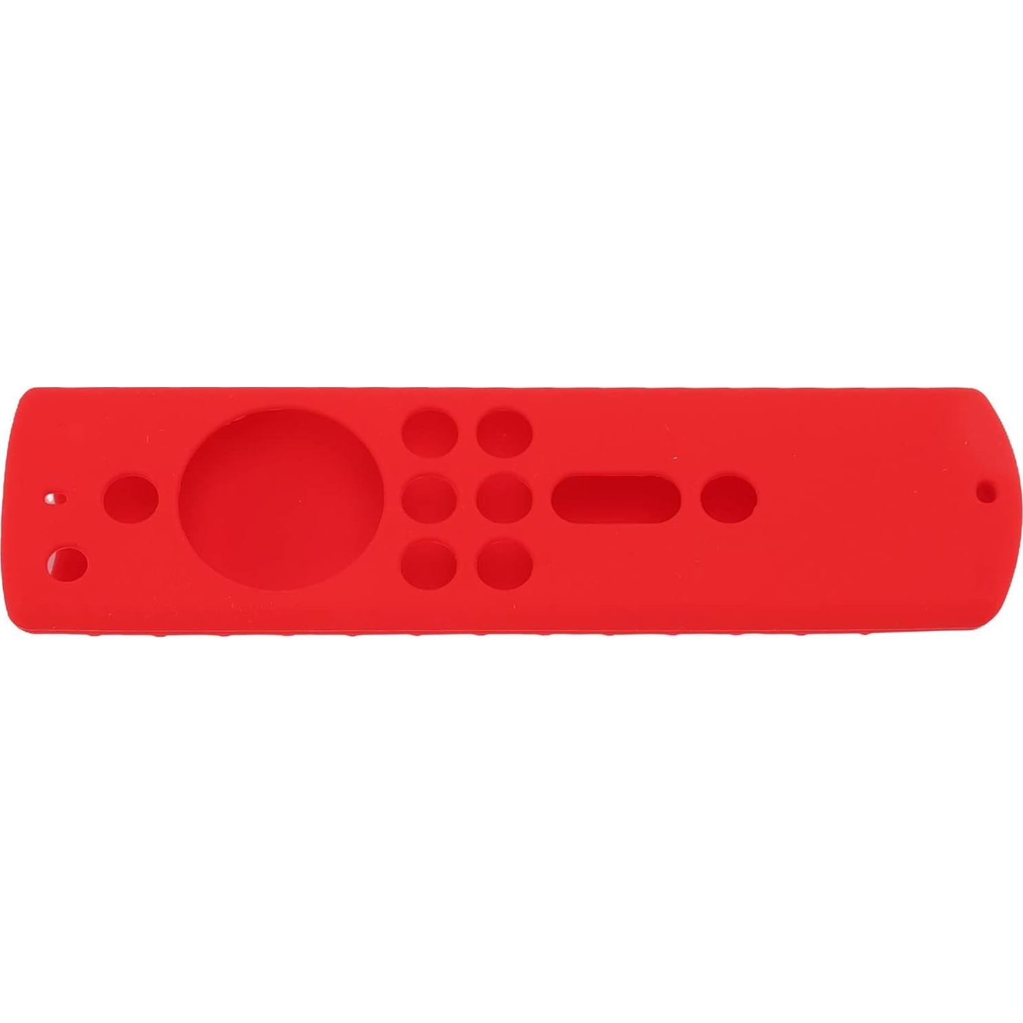 Funda de Silicona Antideslizante para Control Remoto Fire TV 4K - Rojo