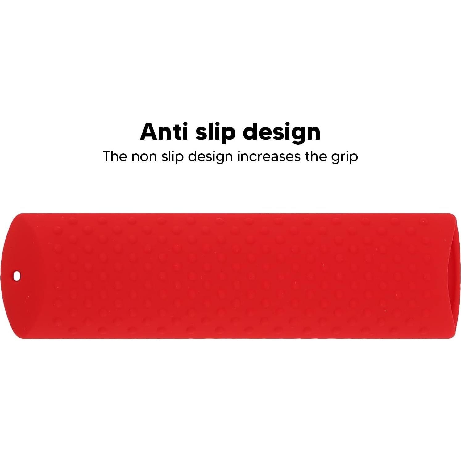 Funda de Silicona Antideslizante para Control Remoto Fire TV 4K - Rojo