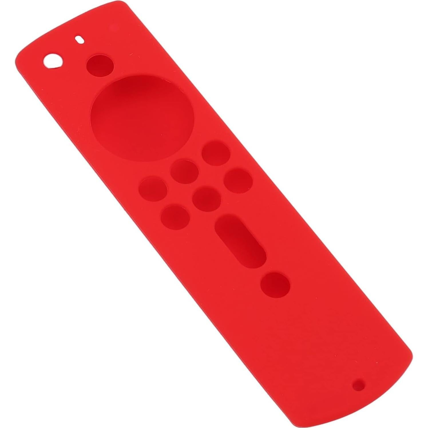Funda de Silicona Antideslizante para Control Remoto Fire TV 4K - Rojo