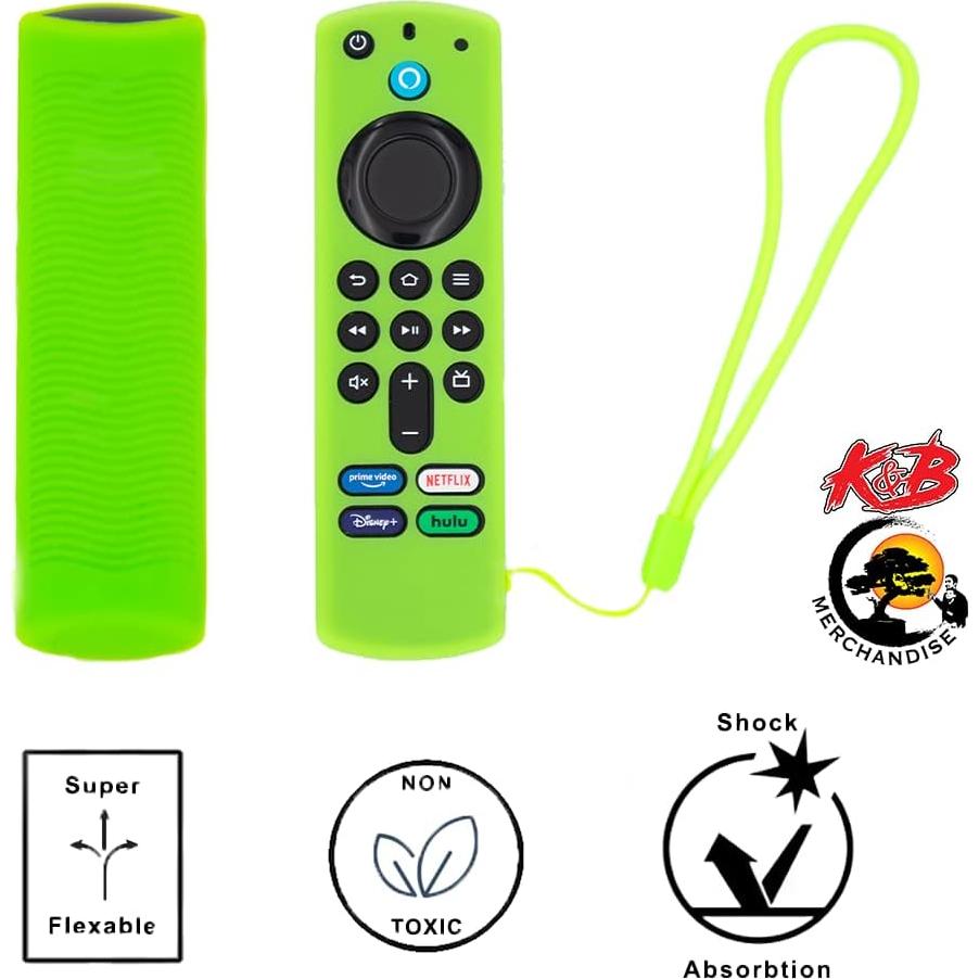 Funda de Control Remoto K&B para Firestick 3ra Gen 2021 Verde