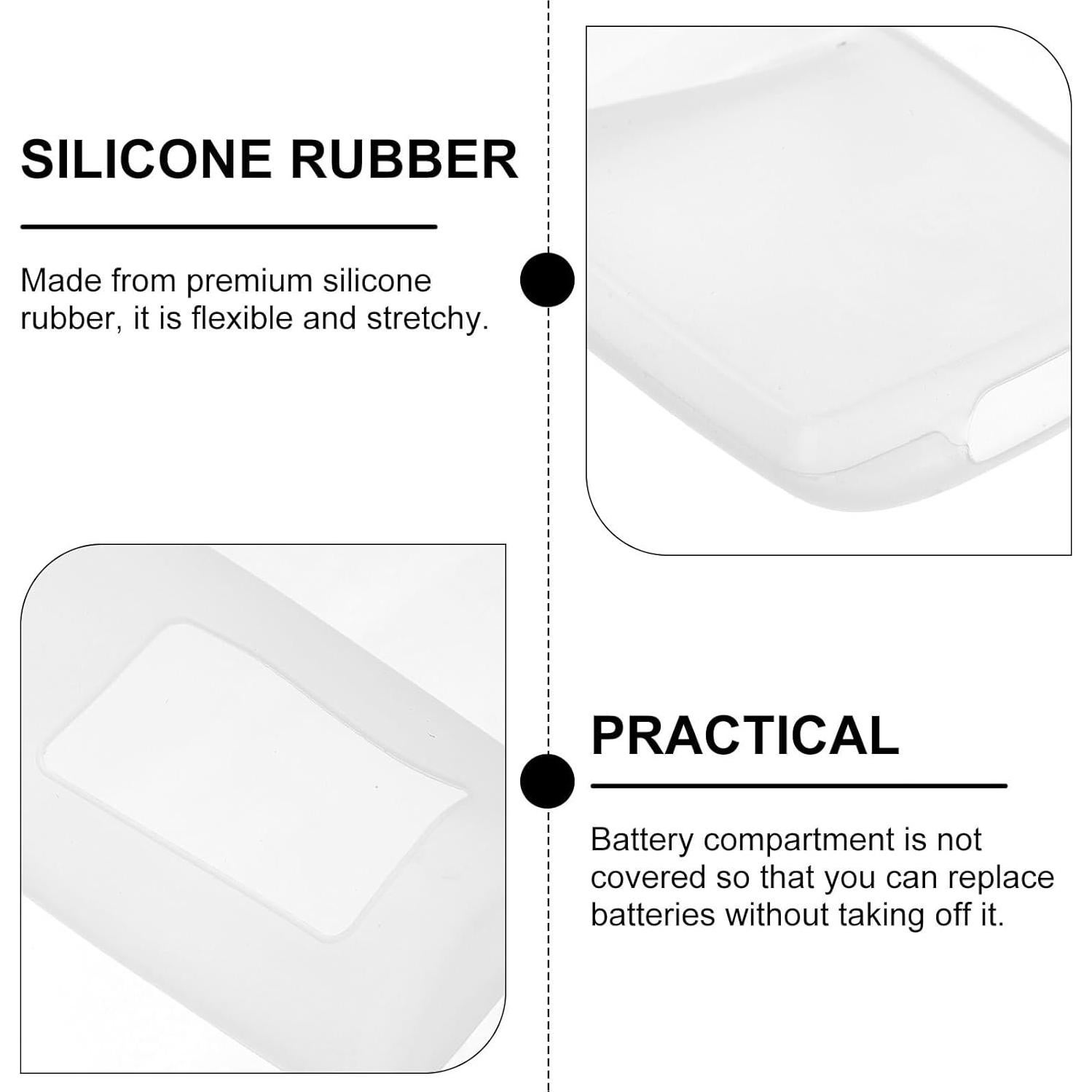 Funda Protectora de Silicona Garneck para Control Remoto 2 Pcs