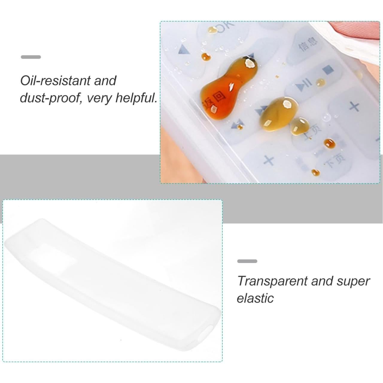 Funda Protectora de Silicona Garneck para Control Remoto 2 Pcs