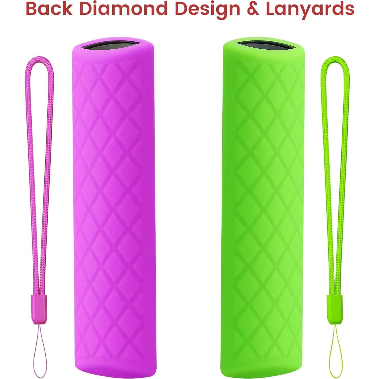 Funda Remota de Silicona Insignia 2-Pack Verde y Morado