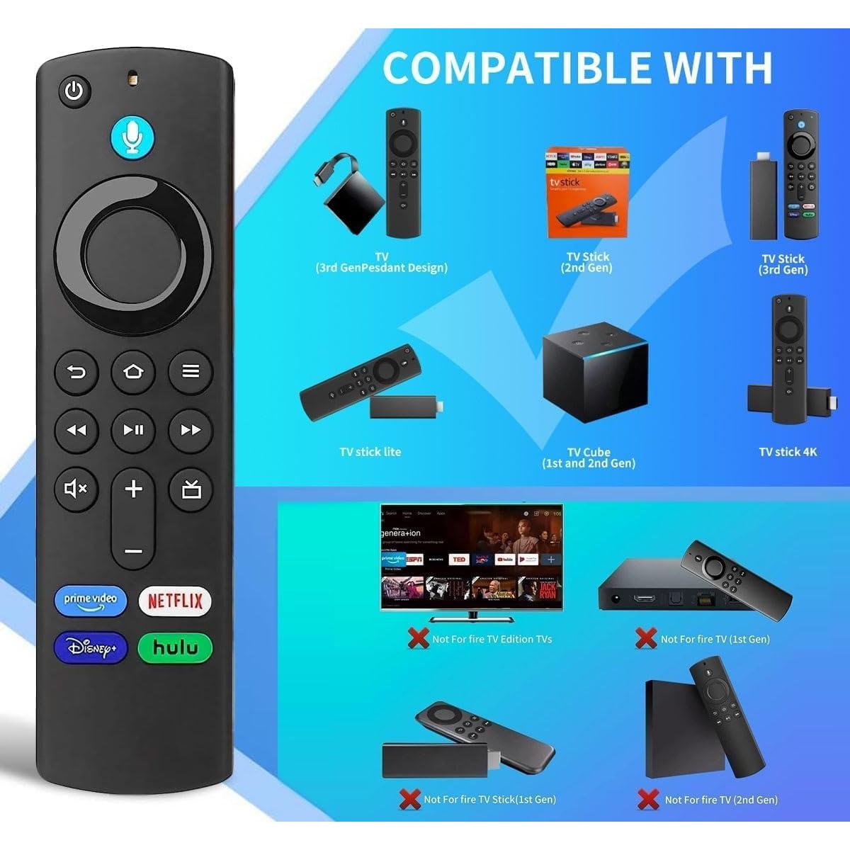 Control Remoto de Voz L5B83G con Funda Silicona para TV 3ra Gen