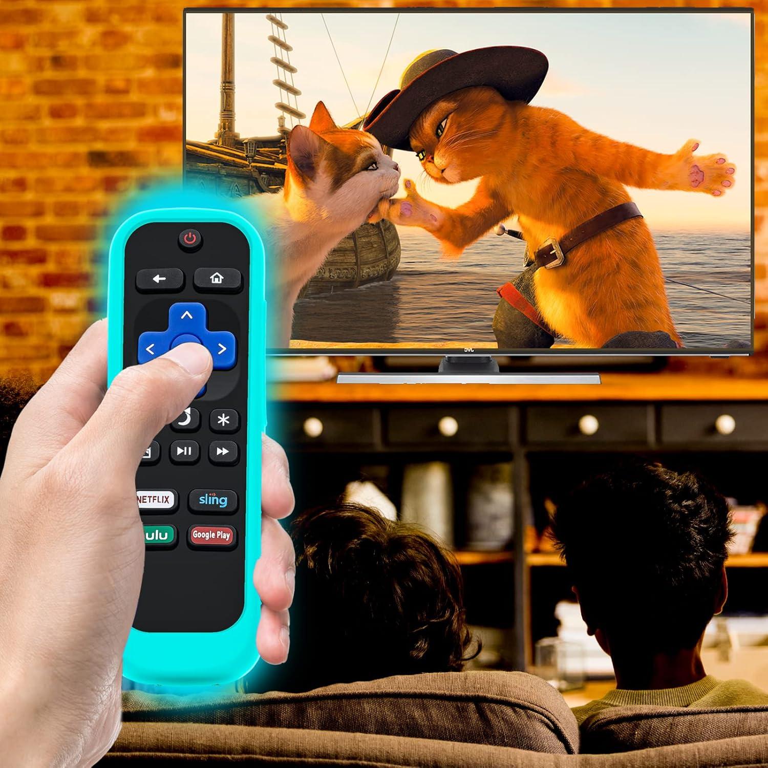 Funda de Silicona Brillante para Control Remoto TCL Roku TV - 3 Pack