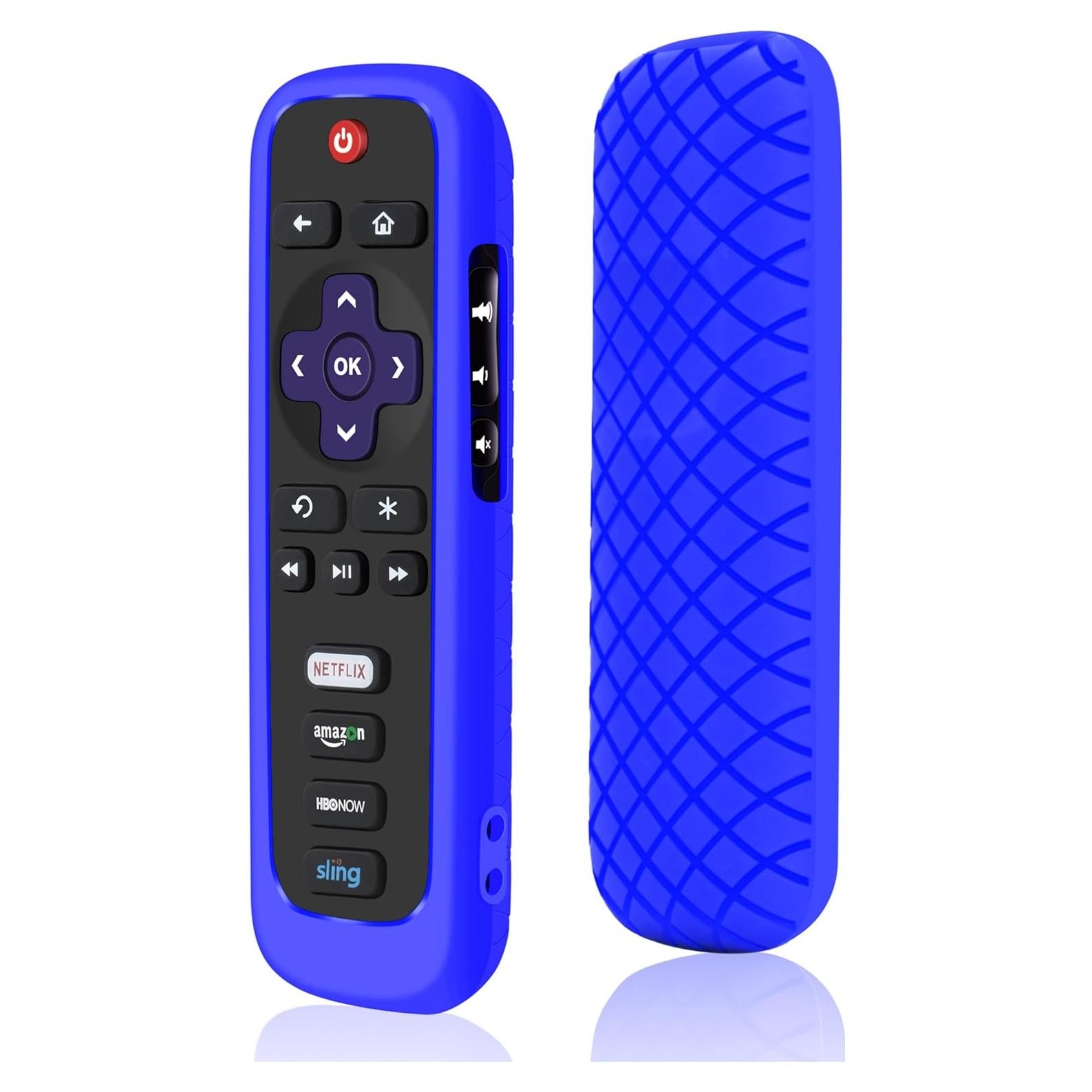 Funda de Silicona Azul para Control Remoto Roku TCL