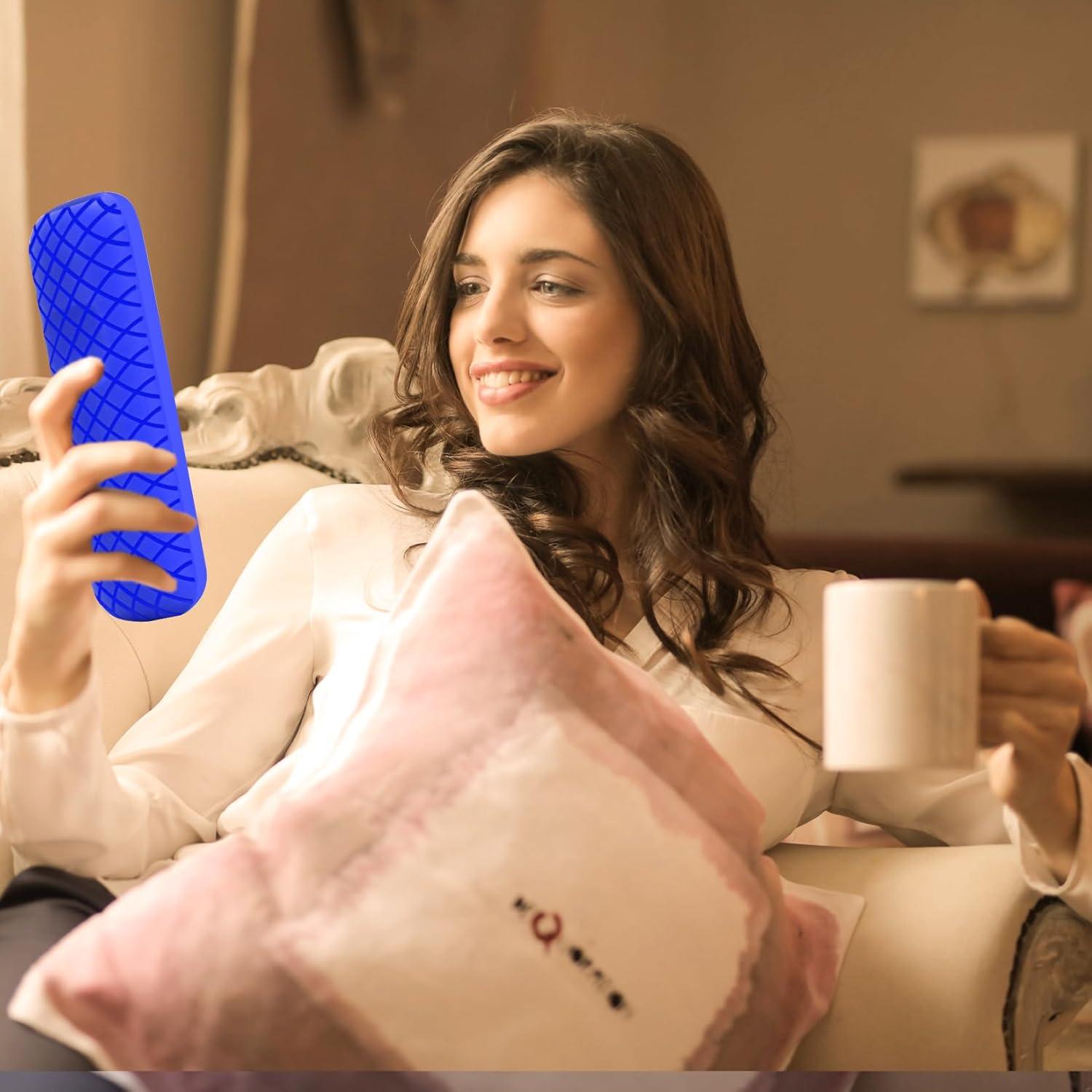 Funda de Silicona Azul para Control Remoto Roku TCL