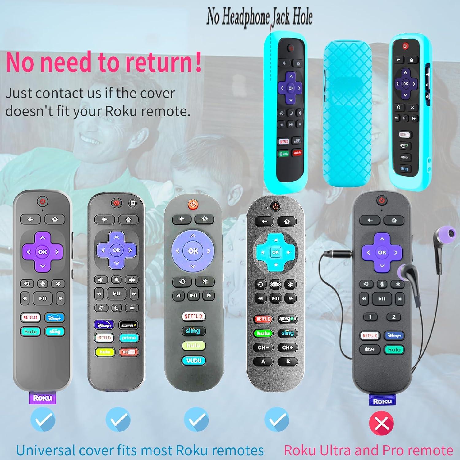 Funda de Silicona Azul para Control Remoto Roku TCL