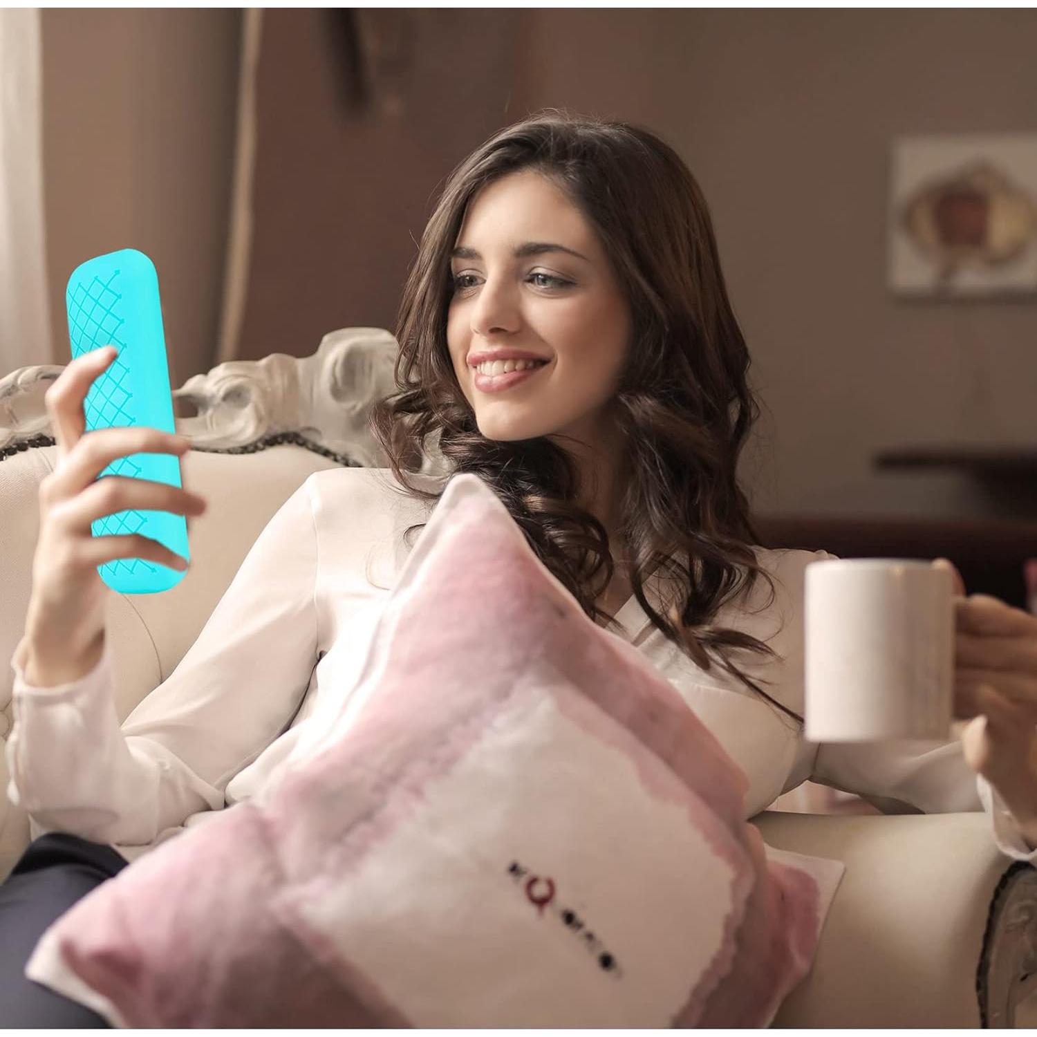 Funda de Control Remoto TCL Roku - Silicona Brillante Azul