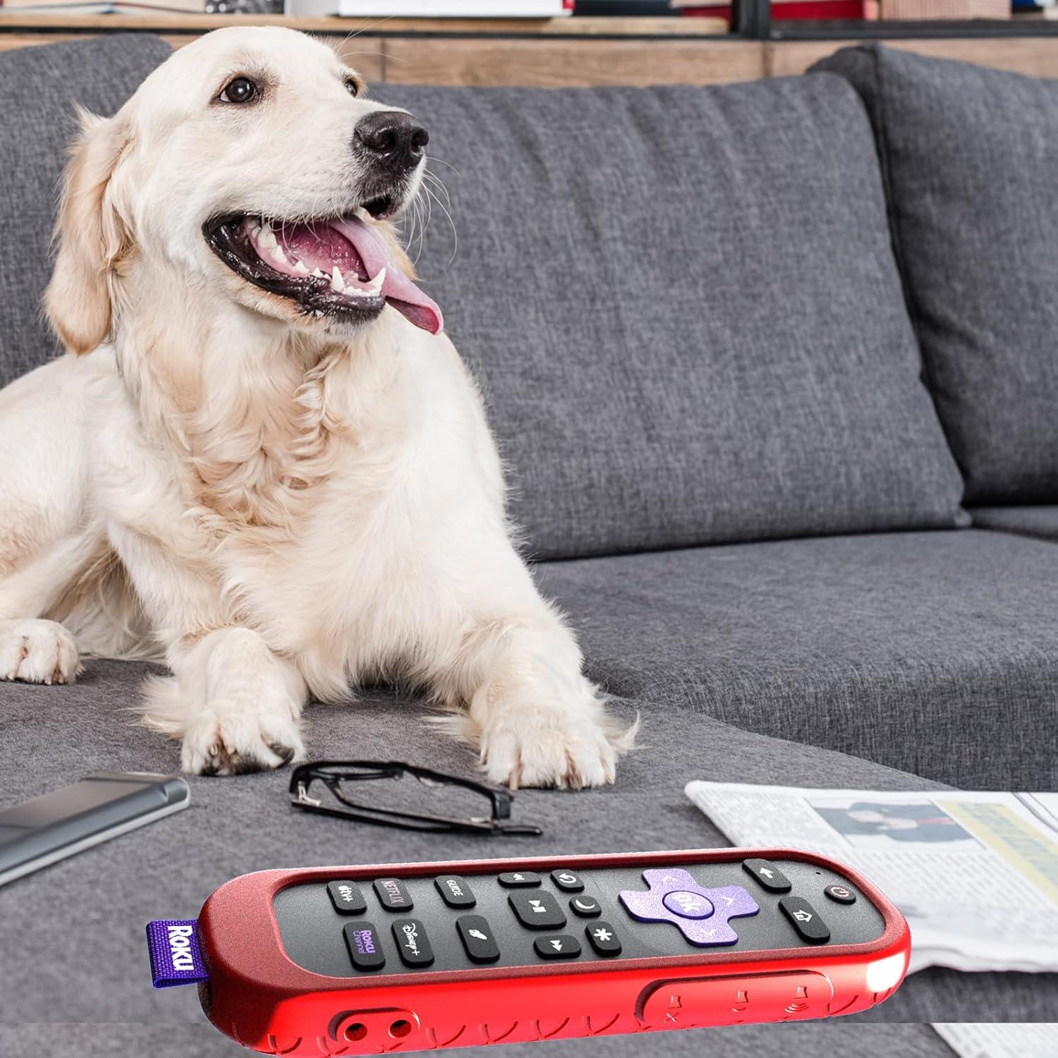 4 Fundas de Silicona para Control Remoto Roku Pro - Colores Brillantes