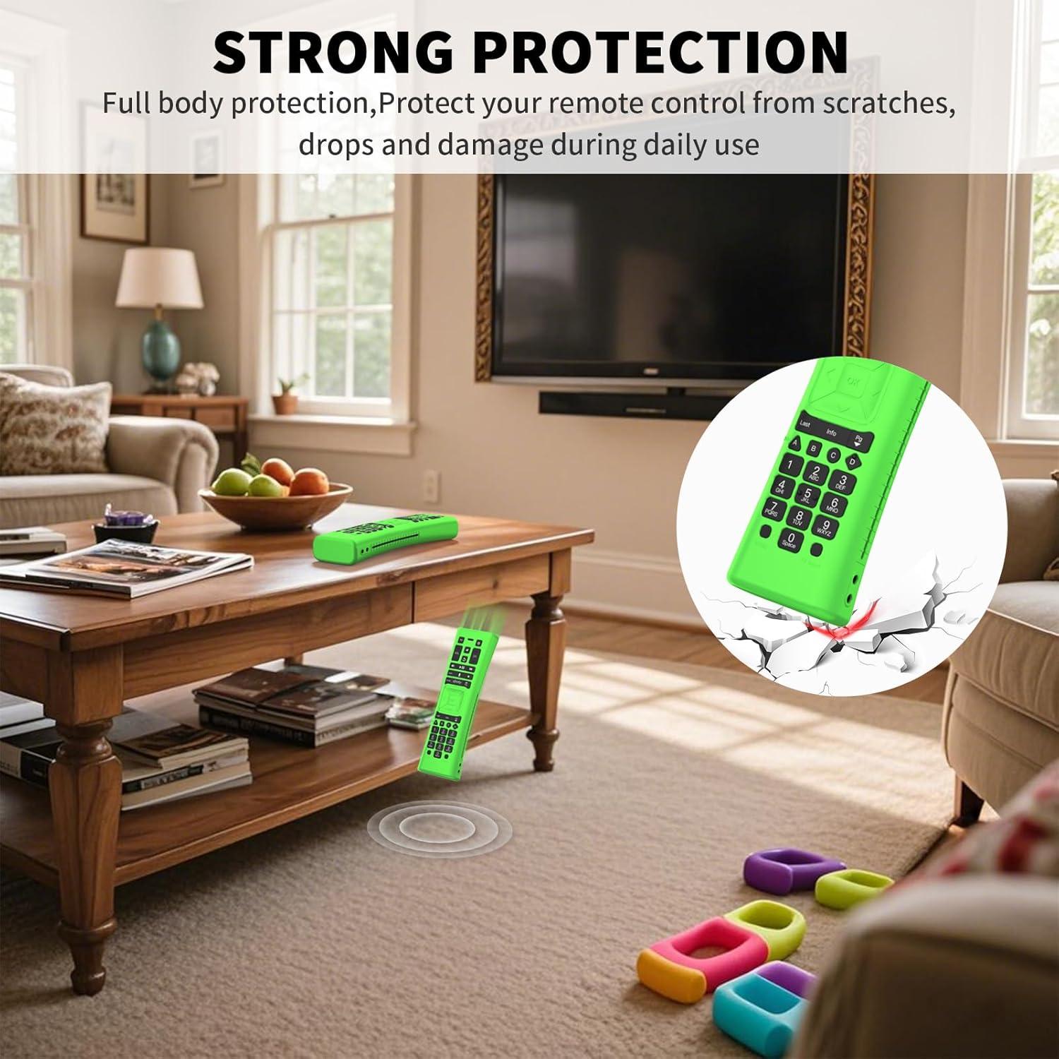 Paquete de 2 fundas de silicona Wacanc para control remoto XR11