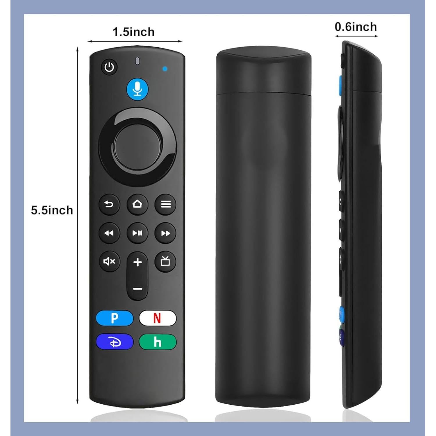 Control Remoto por Voz L5B83G para Stick 4K TV - Compatible 3ra Gen