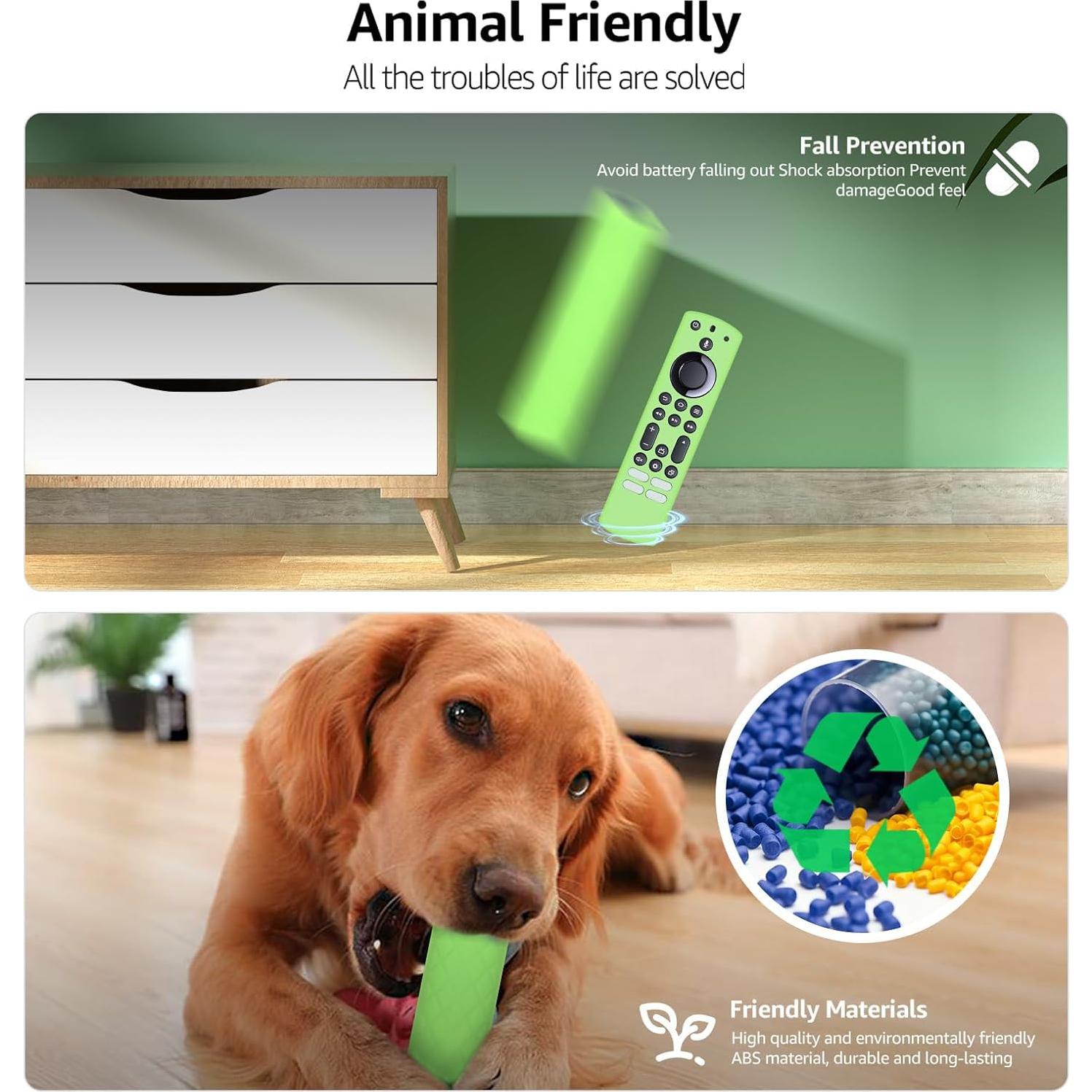 Funda Remota Brillante Silicona para FireTV Toshiba/Insignia 2021 - 3 Pack