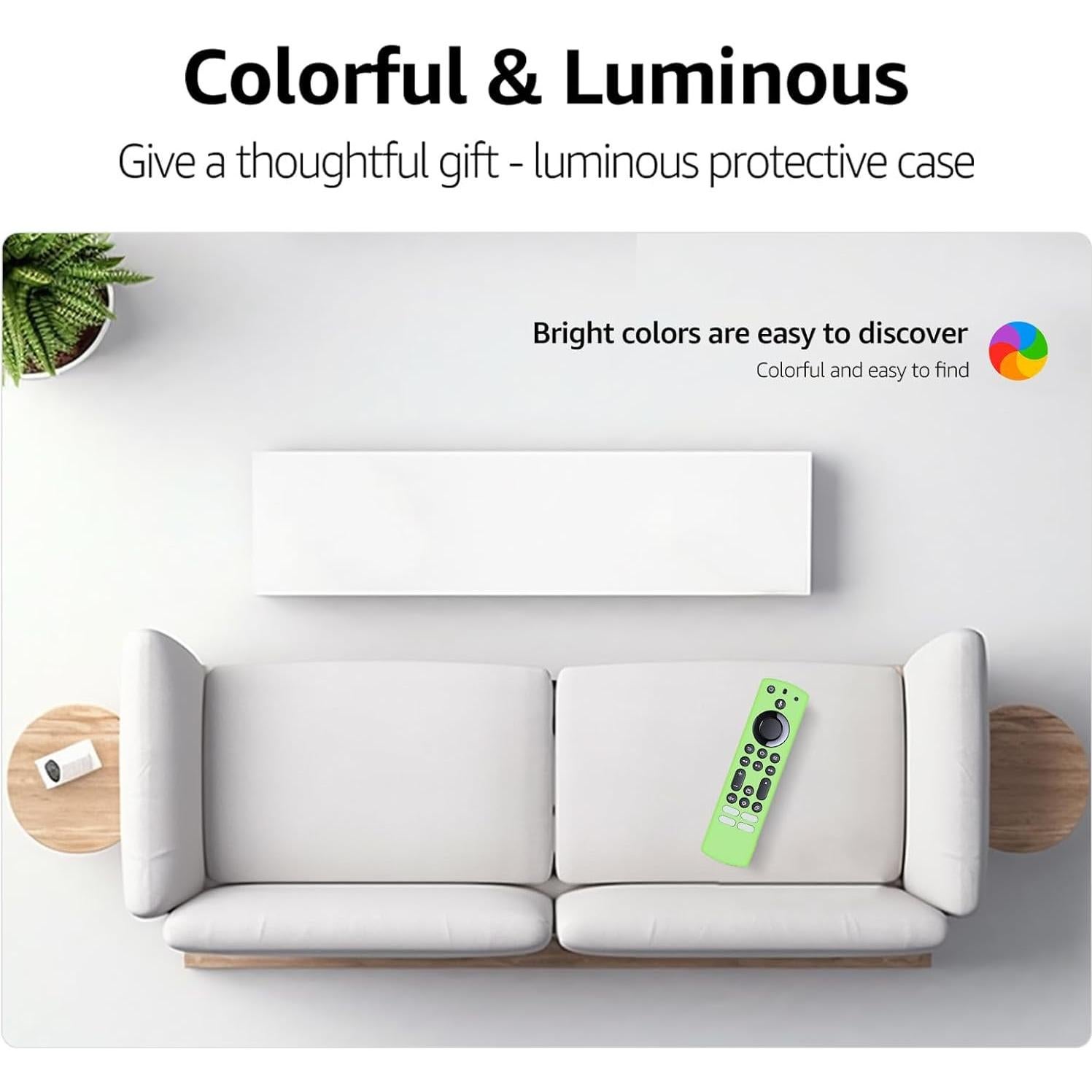 Funda Remota Brillante Silicona para FireTV Toshiba/Insignia 2021 - 3 Pack