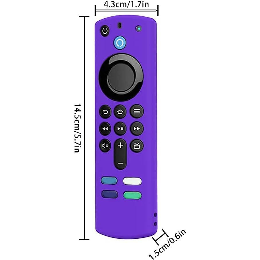 Funda de Silicona Antideslizante para Control Remoto Alexa 3ra Gen