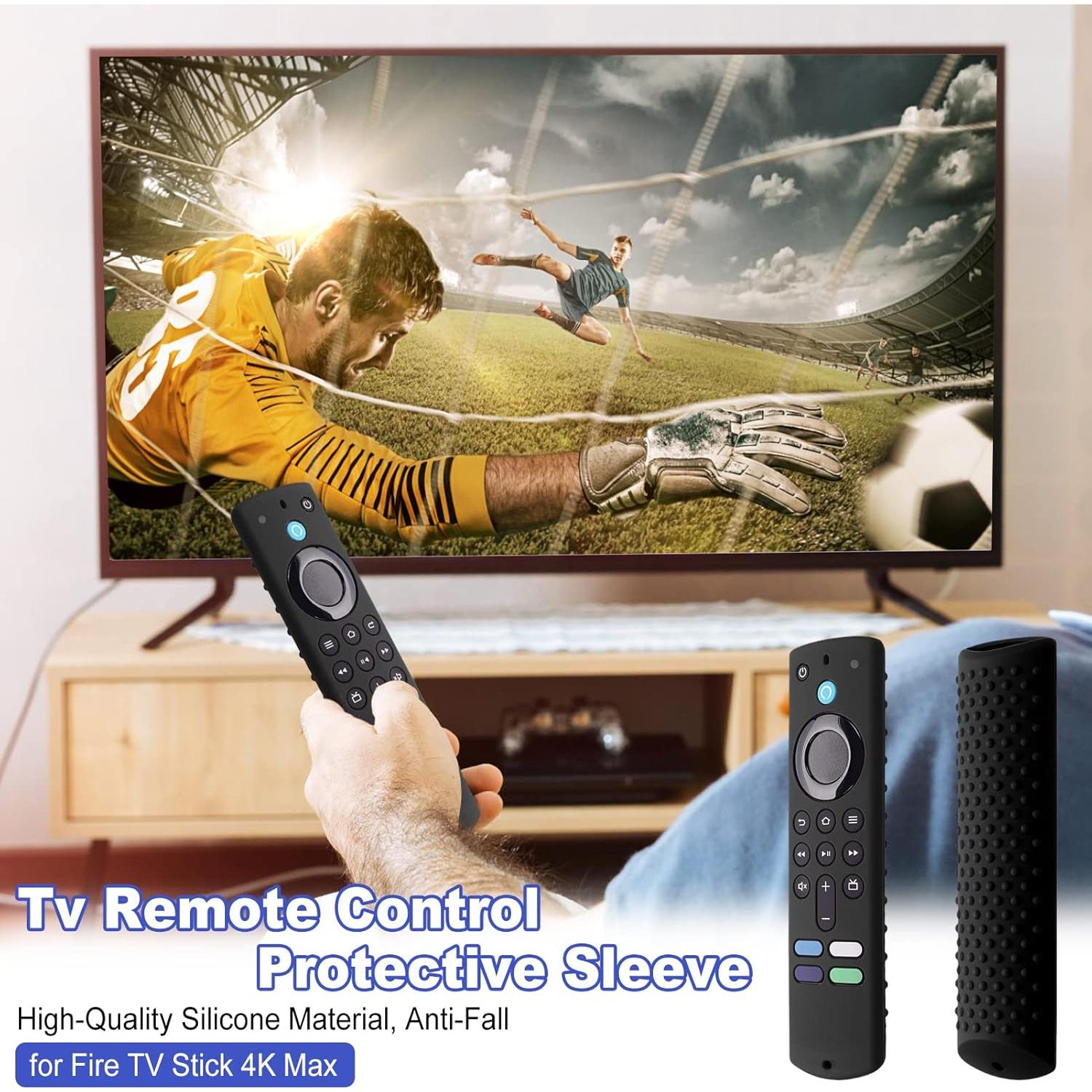 Funda de Silicona para Control Remoto Fire TV Stick 4K Max - Negro