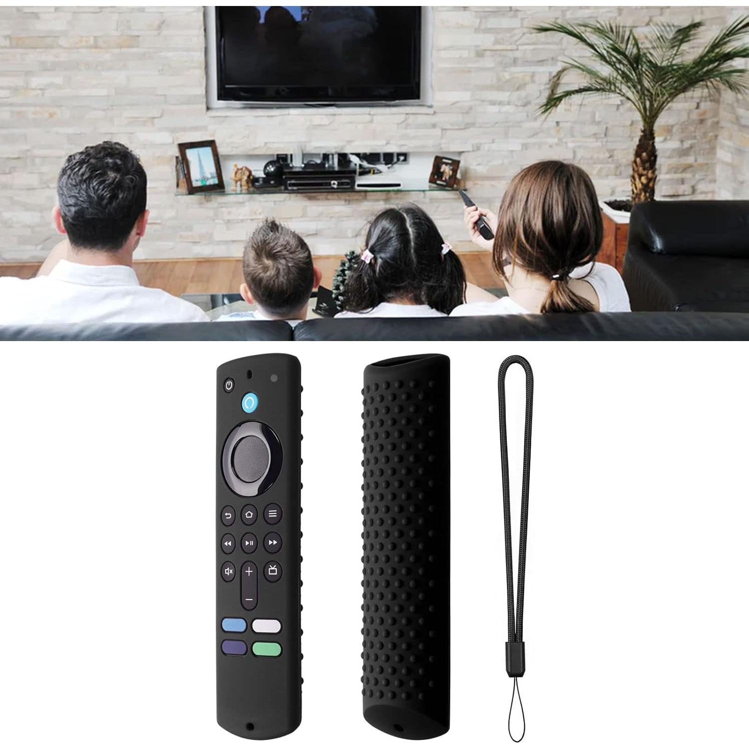 Funda de Silicona para Control Remoto Fire TV Stick 4K Max - Negro