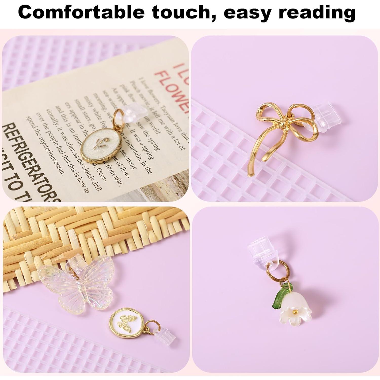 8 Tapones de Polvo Coloridos Lyreh para USB-C y Kindle