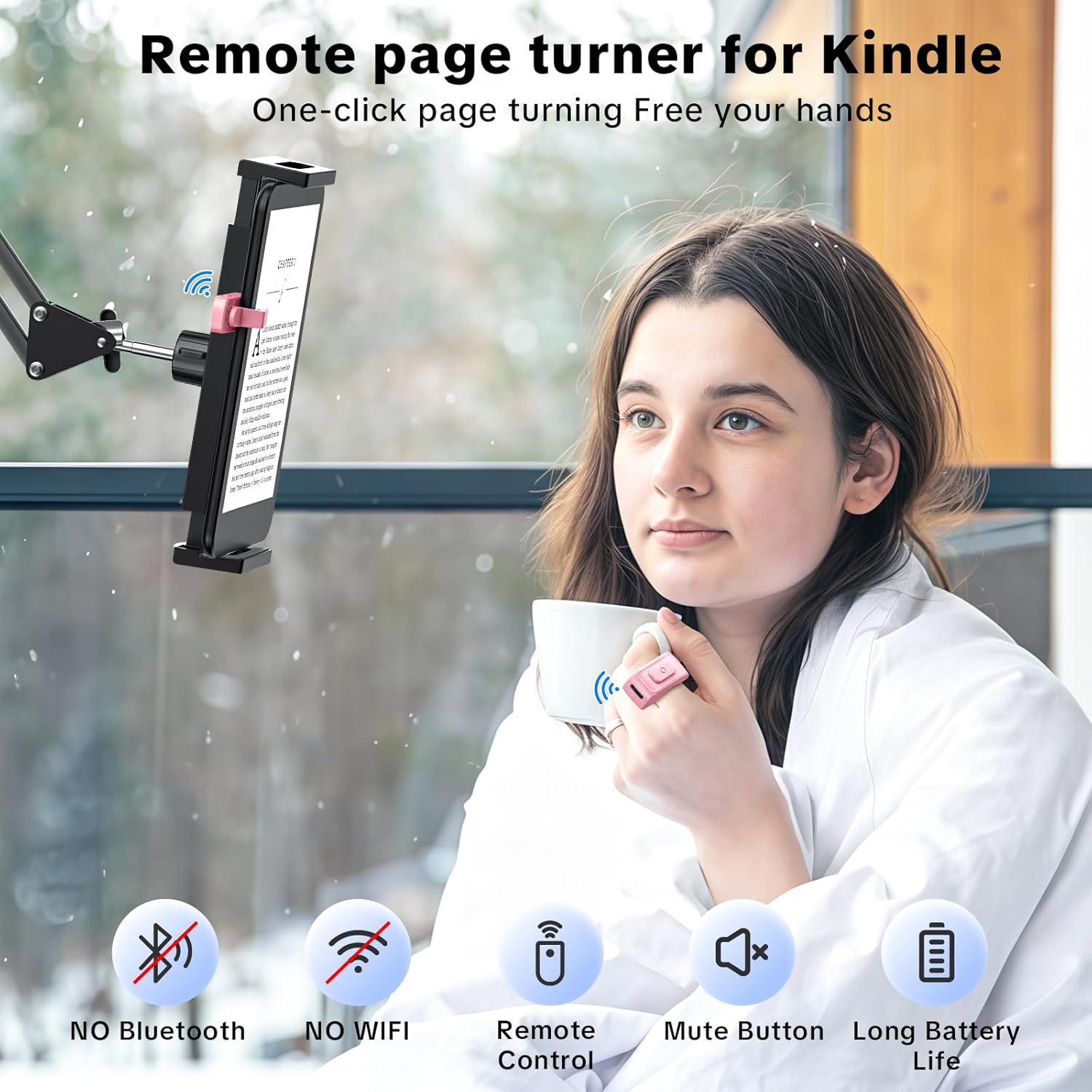 Control Remoto Turner de Página Oresoc FYQ-K1 Rosa para Kindle