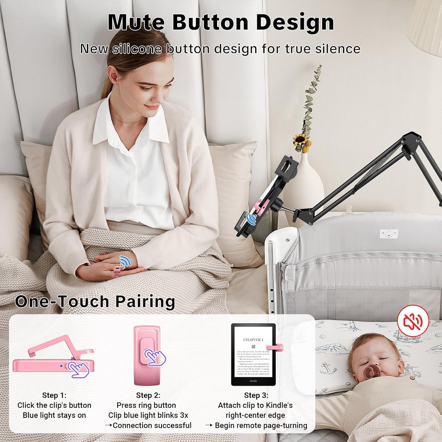 Control Remoto Turner de Página Oresoc FYQ-K1 Rosa para Kindle